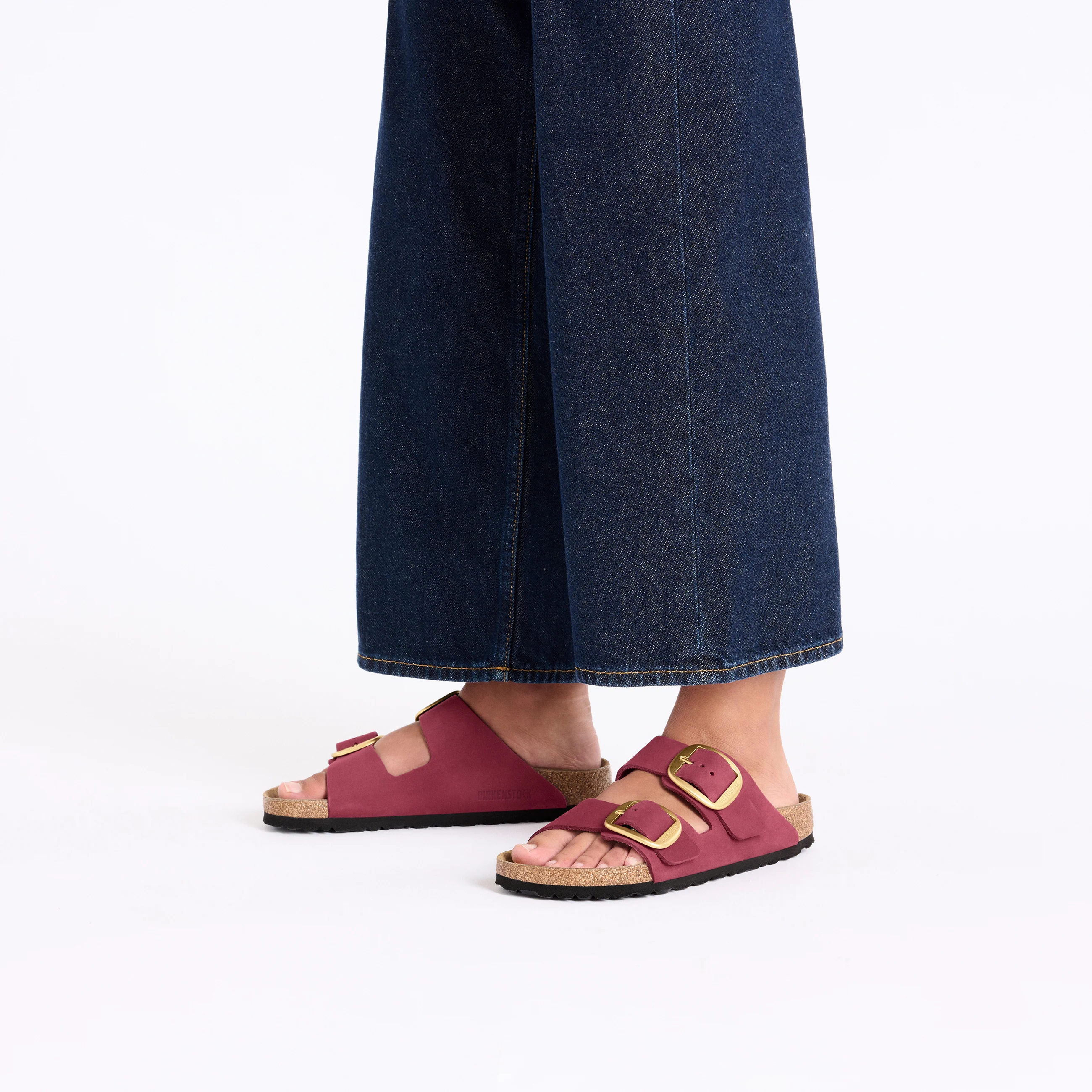 Arizona Big Buckle Berry Crush Nubuck Leather - Image 4