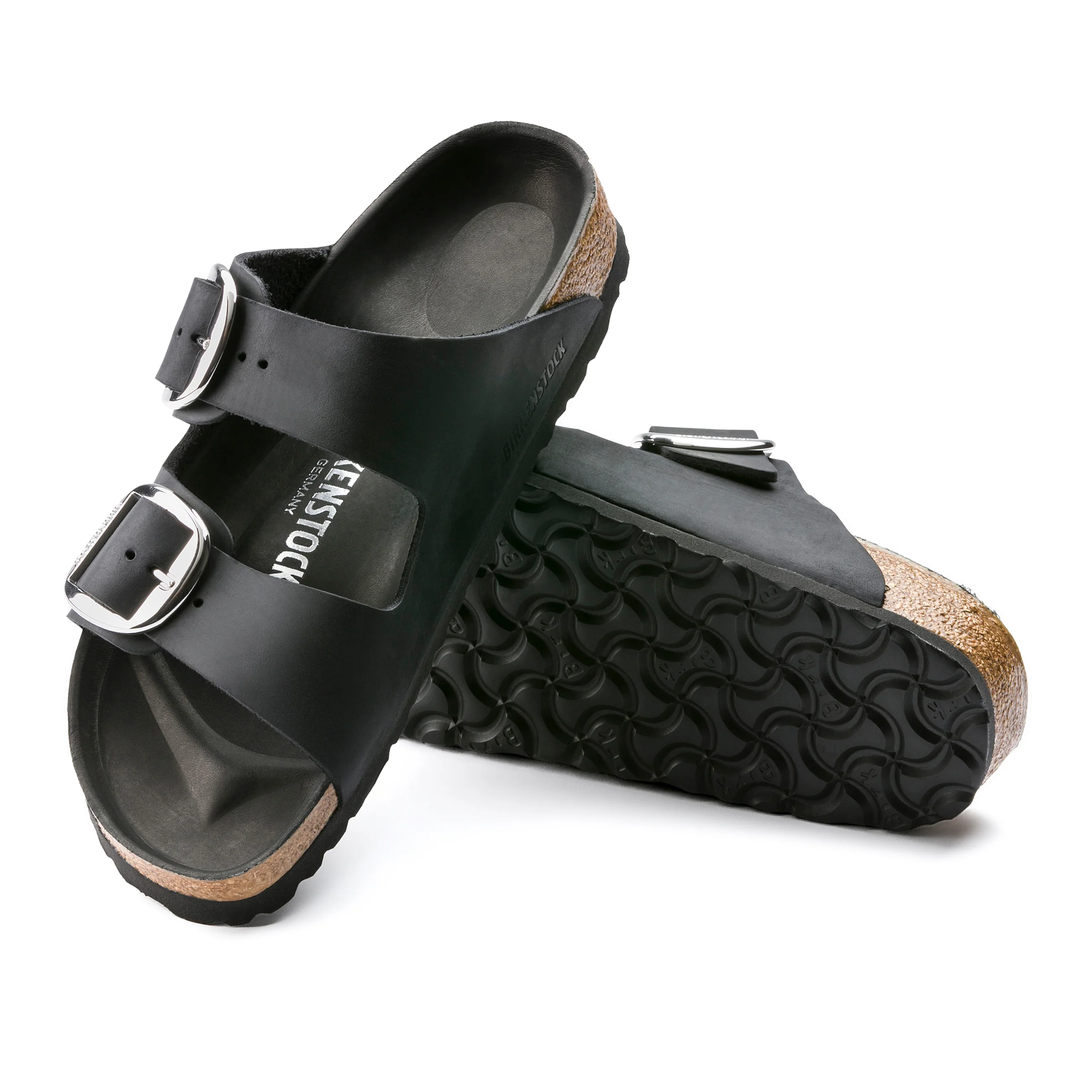 Arizona Big Buckle Black Oiled Leather - Image 4