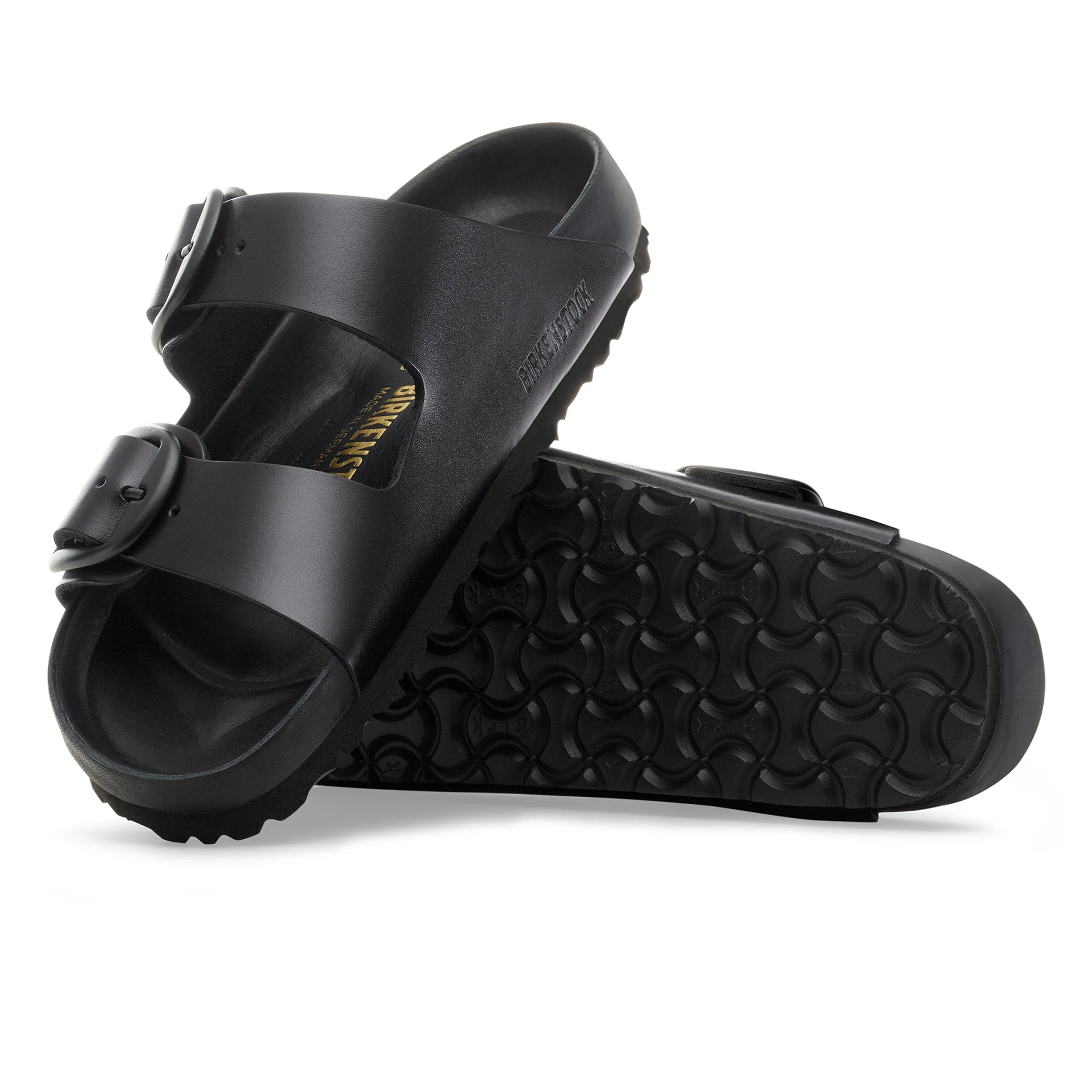 Arizona Big Buckle Exquisite Black Amalfi Leather - Image 4