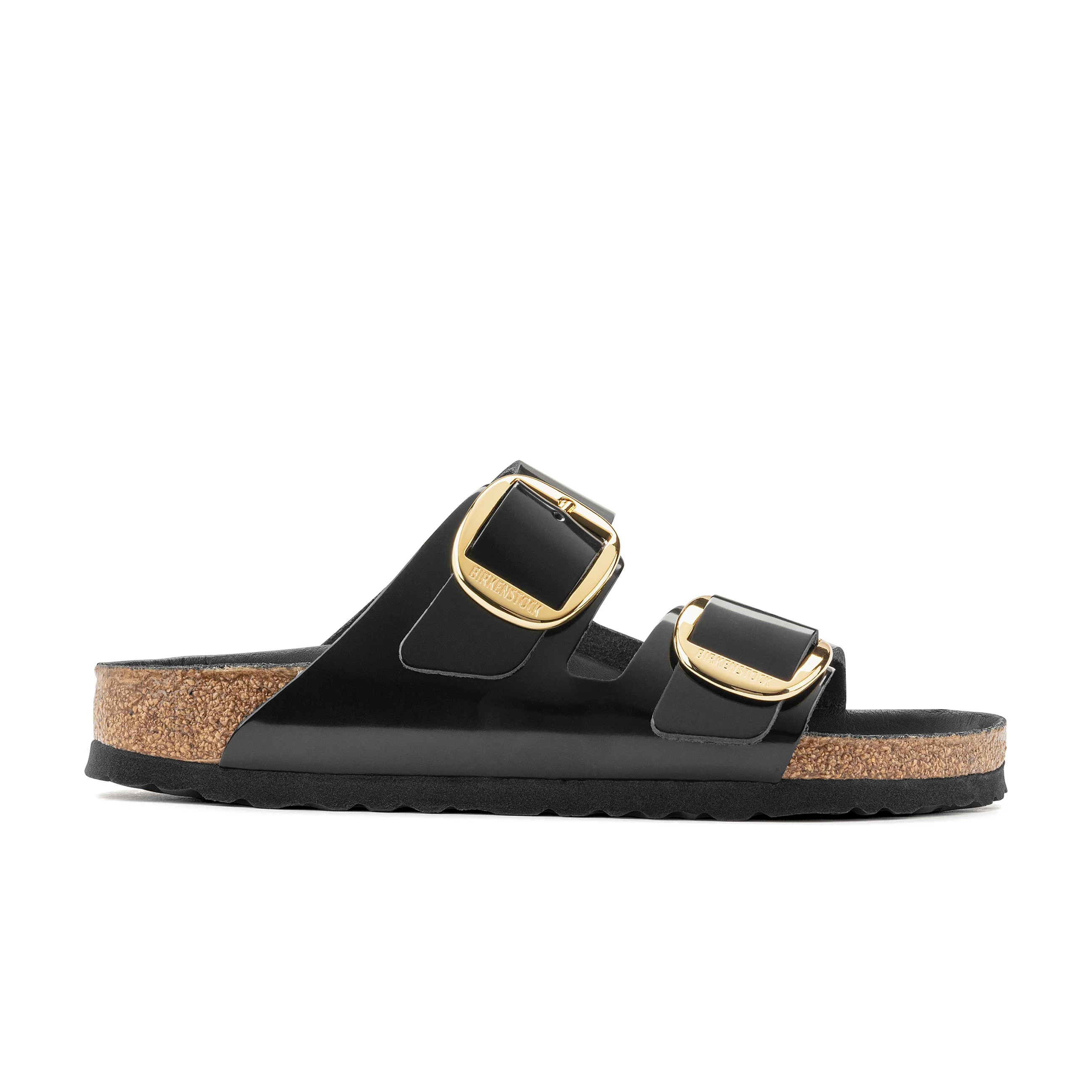 Arizona Big Buckle High Shine Black Natural Leather Patent - Image 2