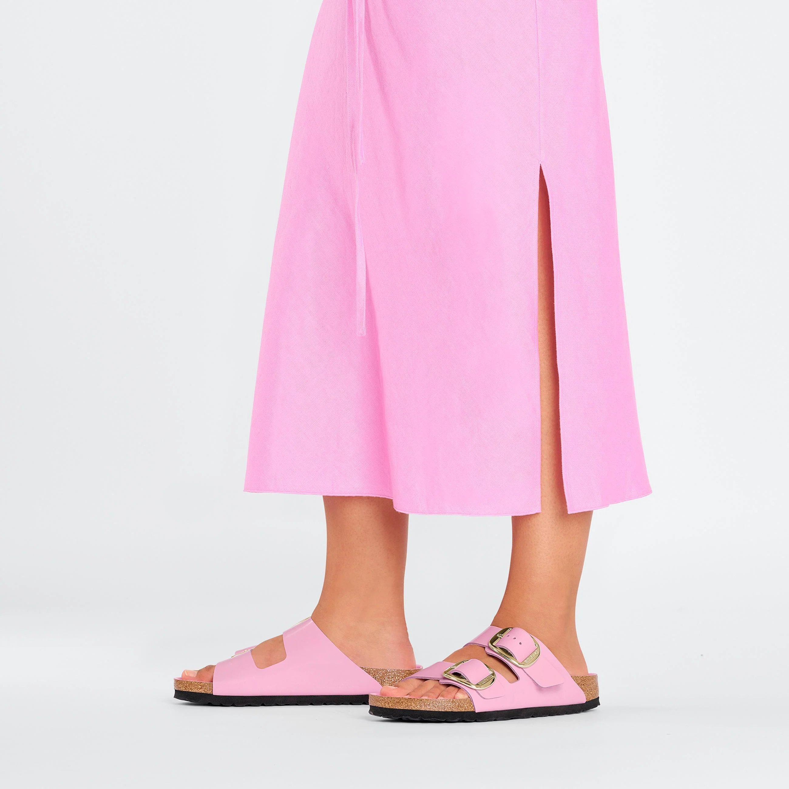 Arizona Big Buckle High Shine Fondant Pink Natural Leather Patent - Image 5
