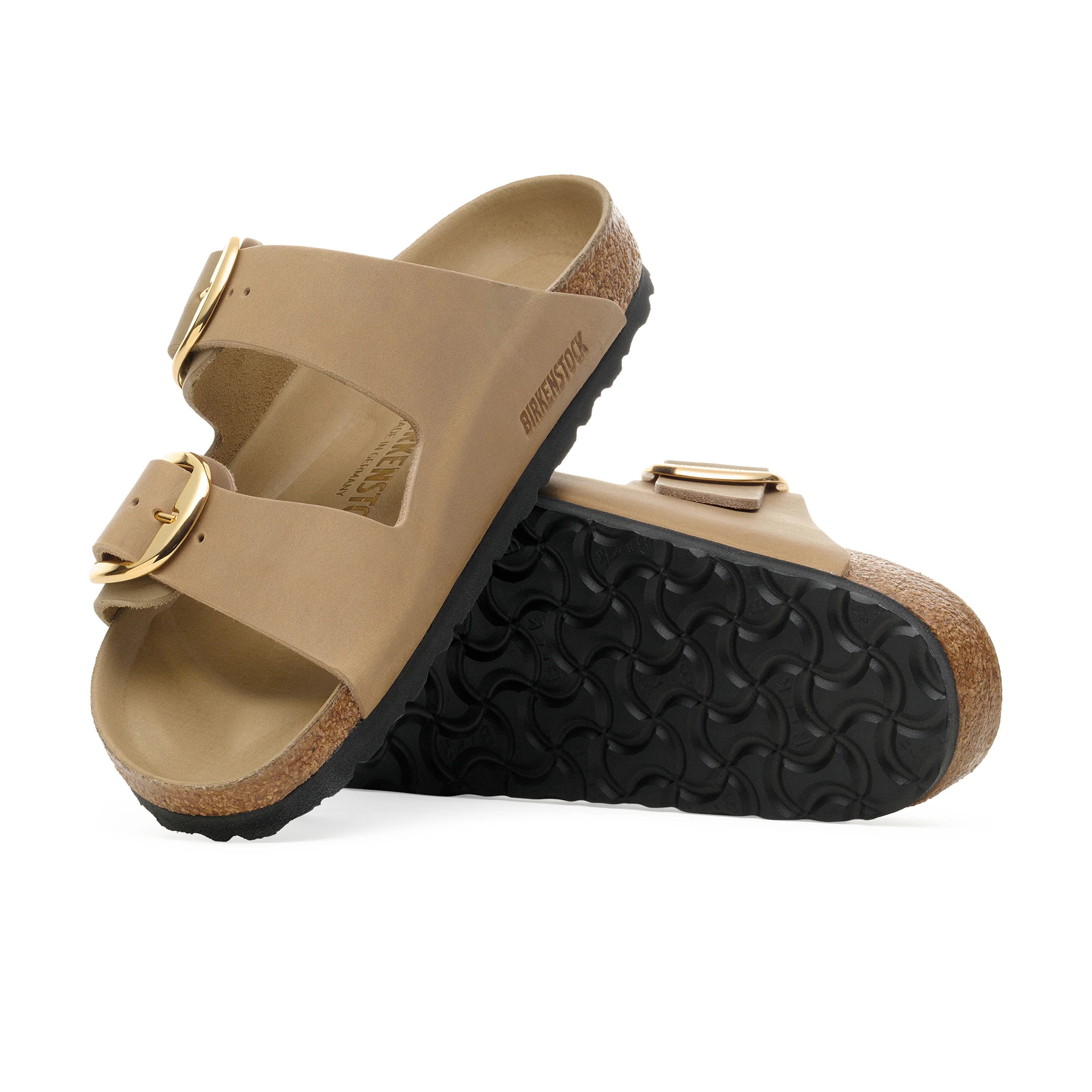 Arizona Big Buckle Tabacco Brown Oiled Leather - Image 4