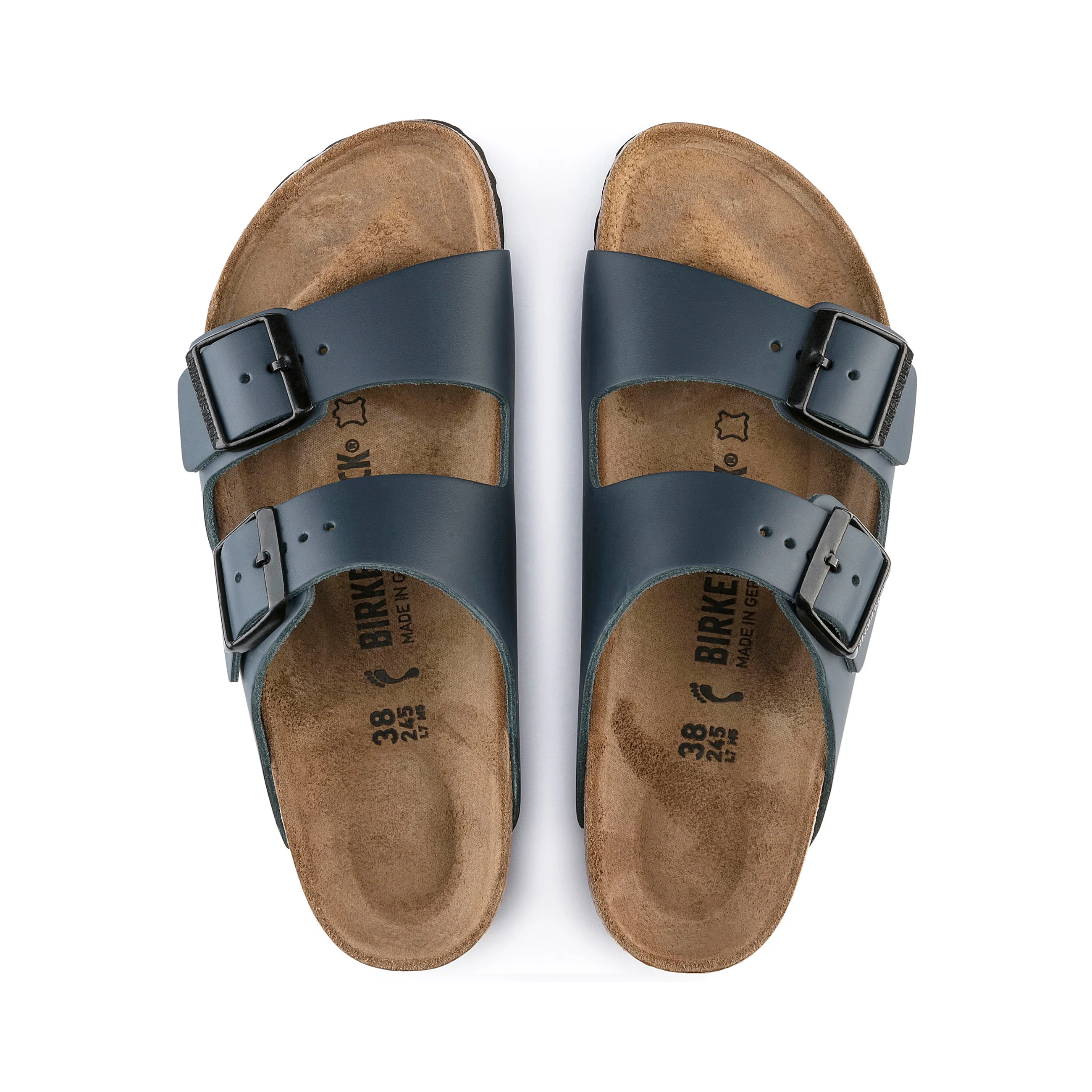 Arizona Blue Smooth Leather - Image 3