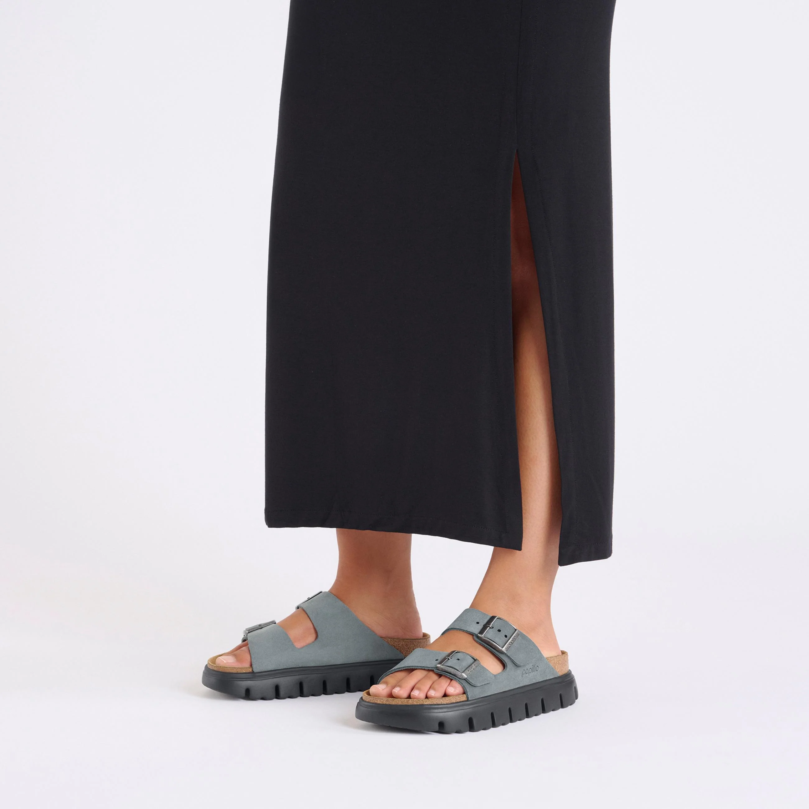 Arizona Chunky Basalt Grey Suede Leather - Image 4