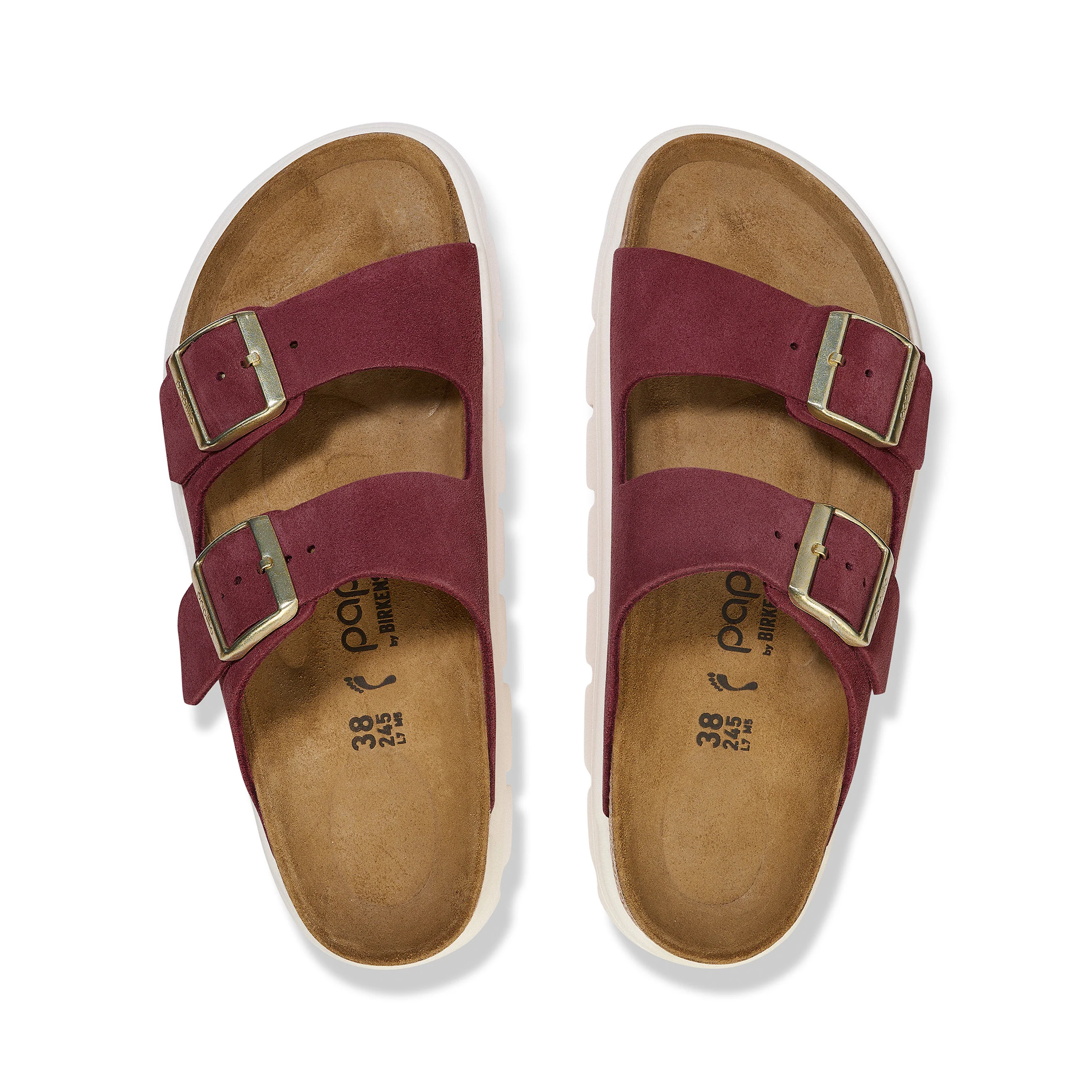 Arizona Chunky Berry Crush Suede Leather - Image 3