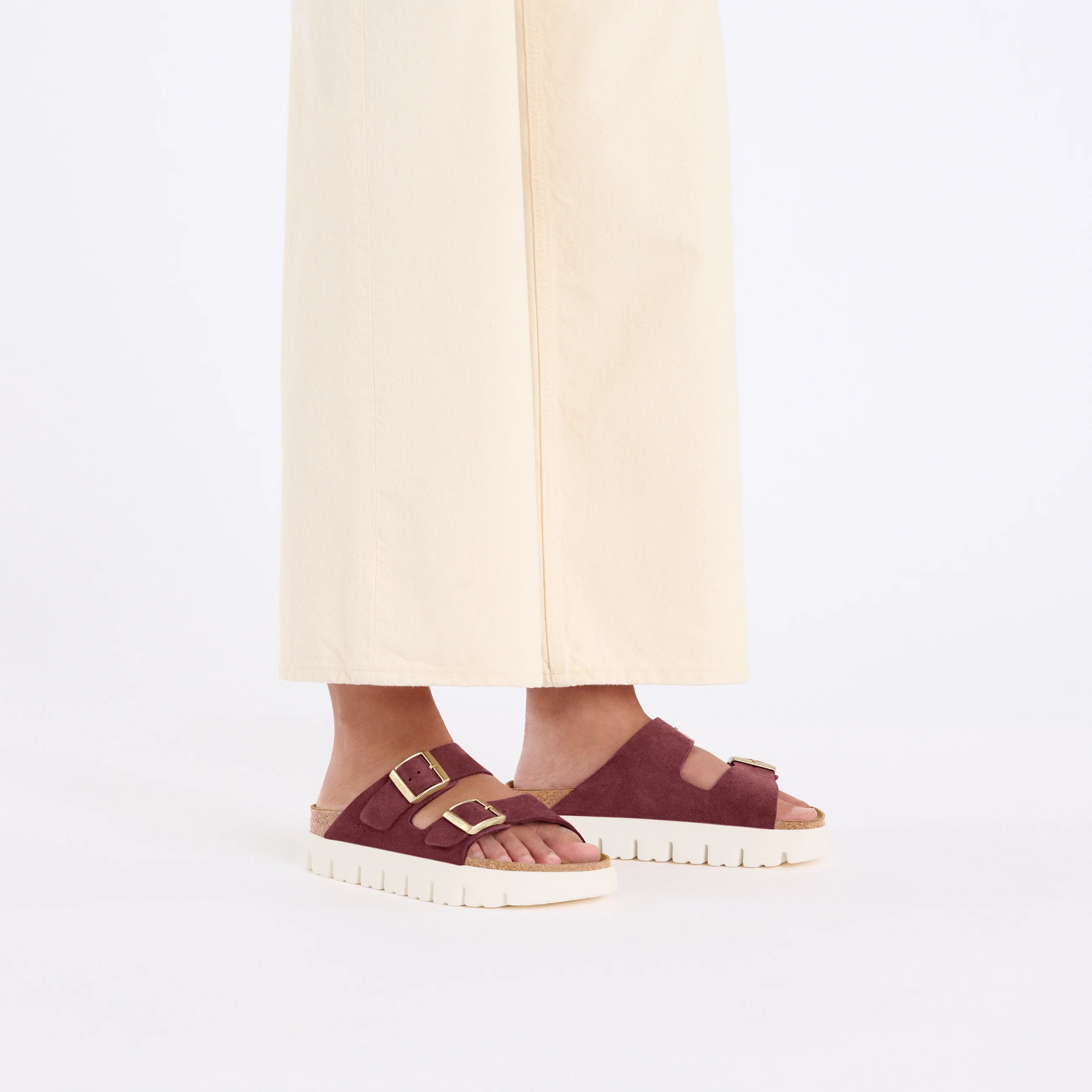 Arizona Chunky Berry Crush Suede Leather - Image 4