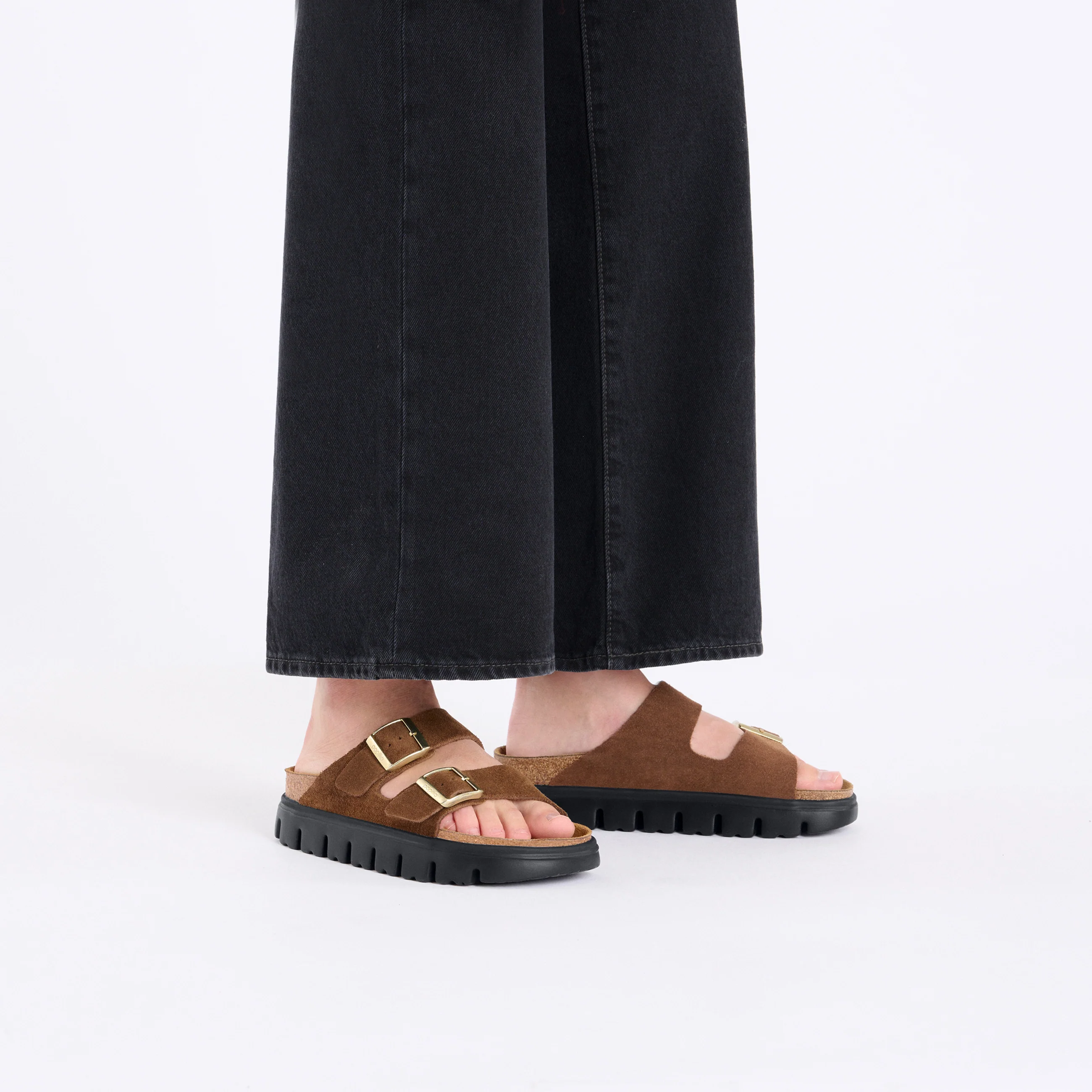 Arizona Chunky Dark Tea Suede Leather - Image 4