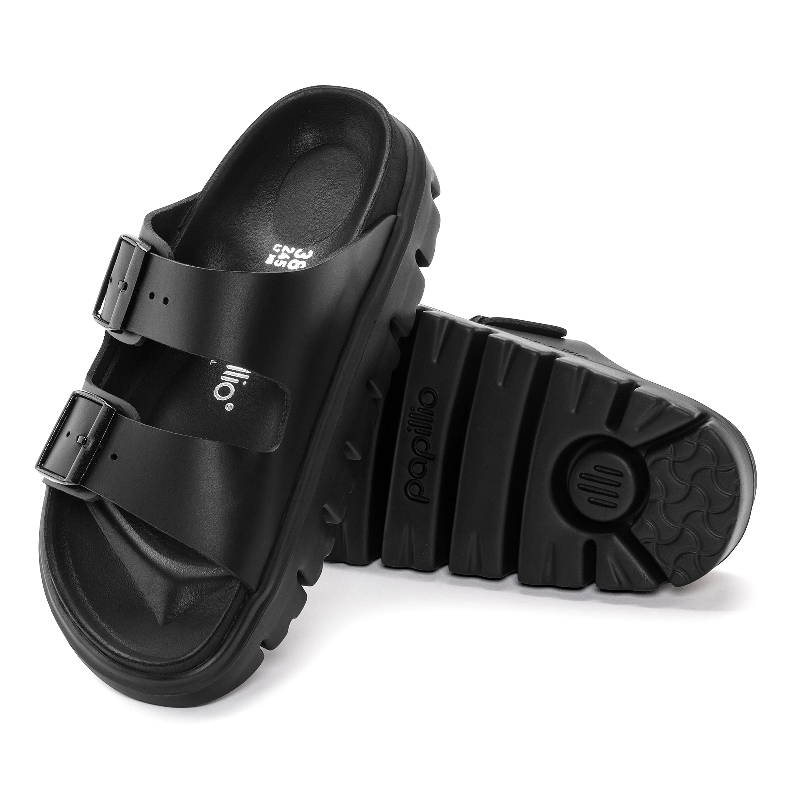 Arizona Chunky Exquisite Black Smooth Leather - Image 4