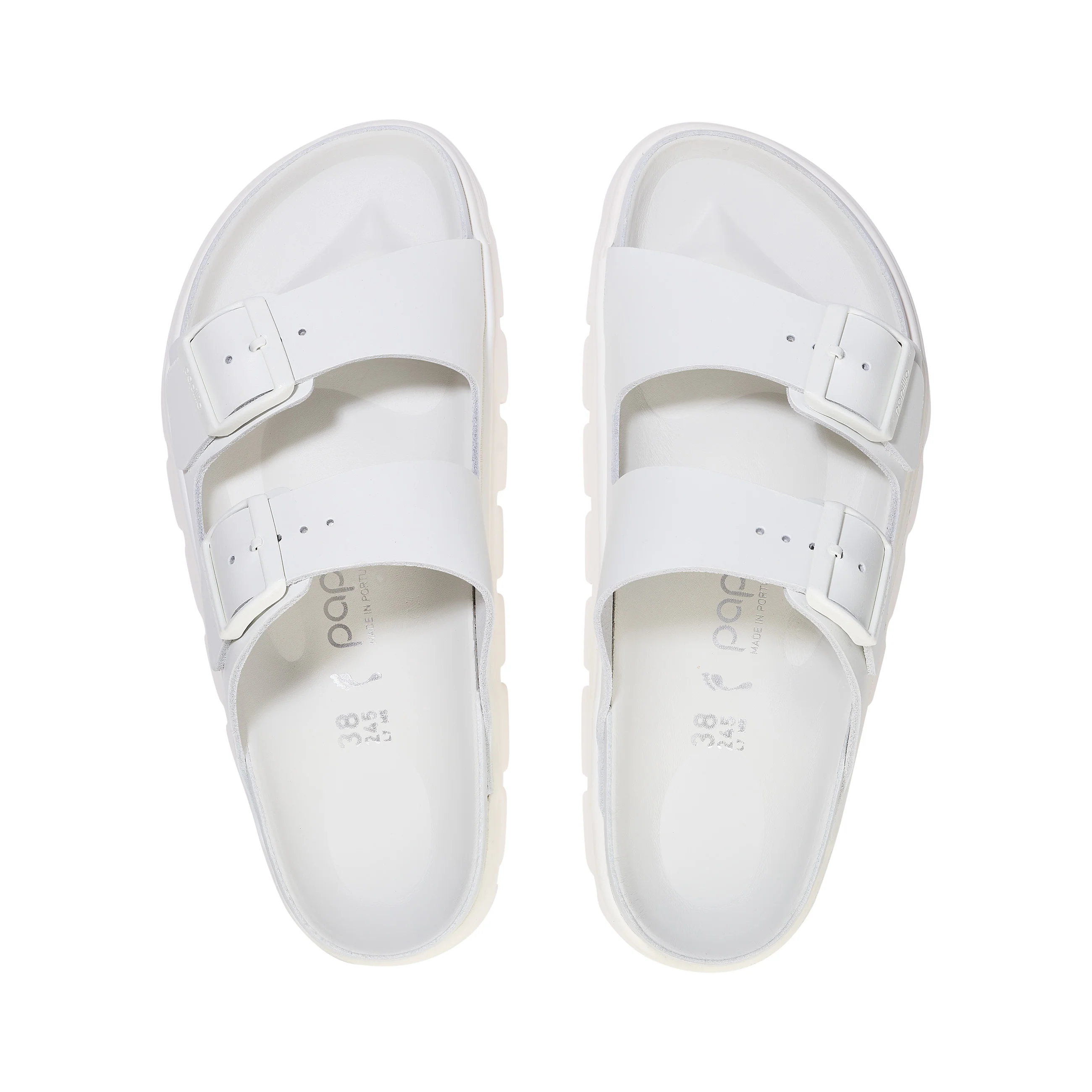 Arizona Chunky Exquisite White Smooth Leather - Image 3