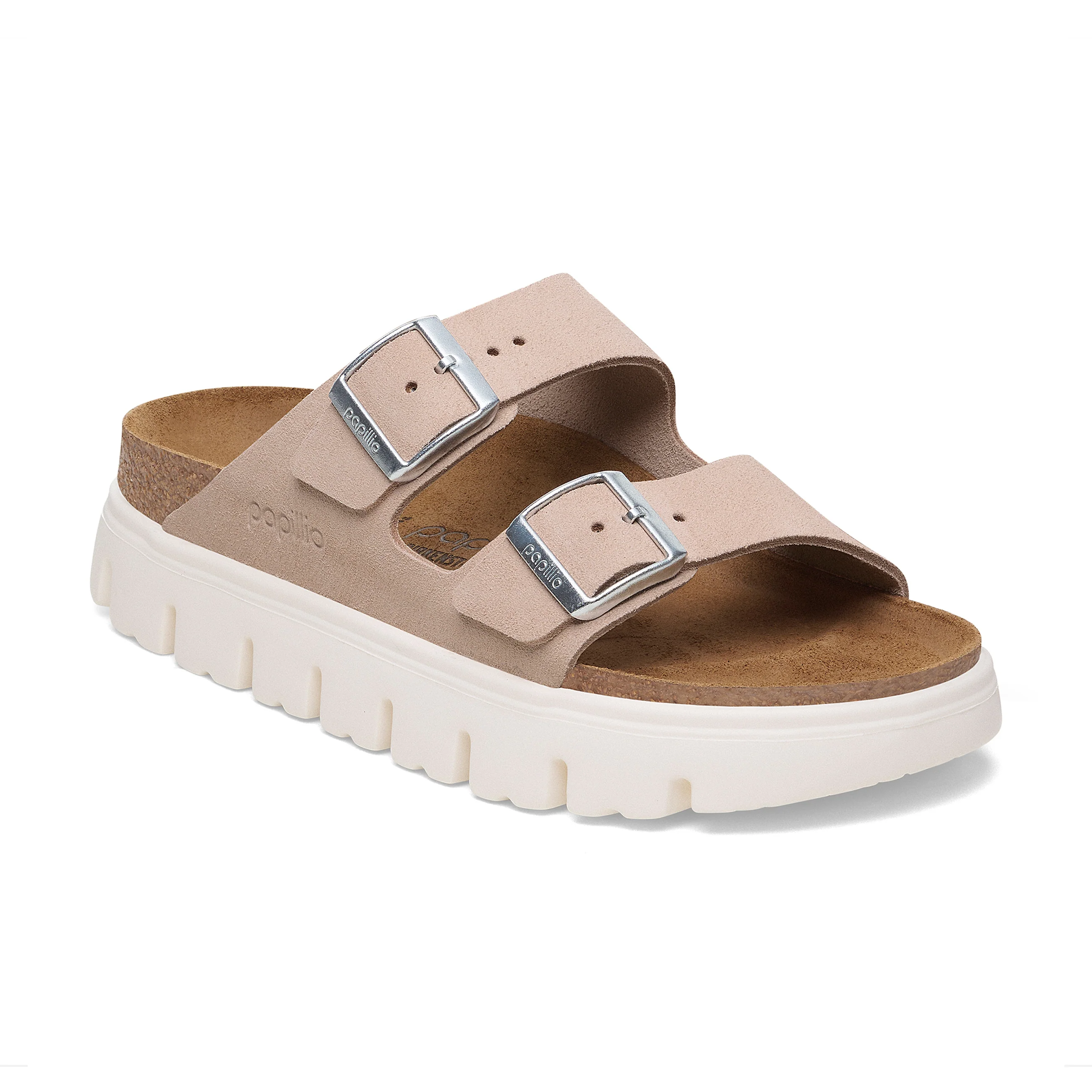 Arizona Chunky Light Rose Suede Leather