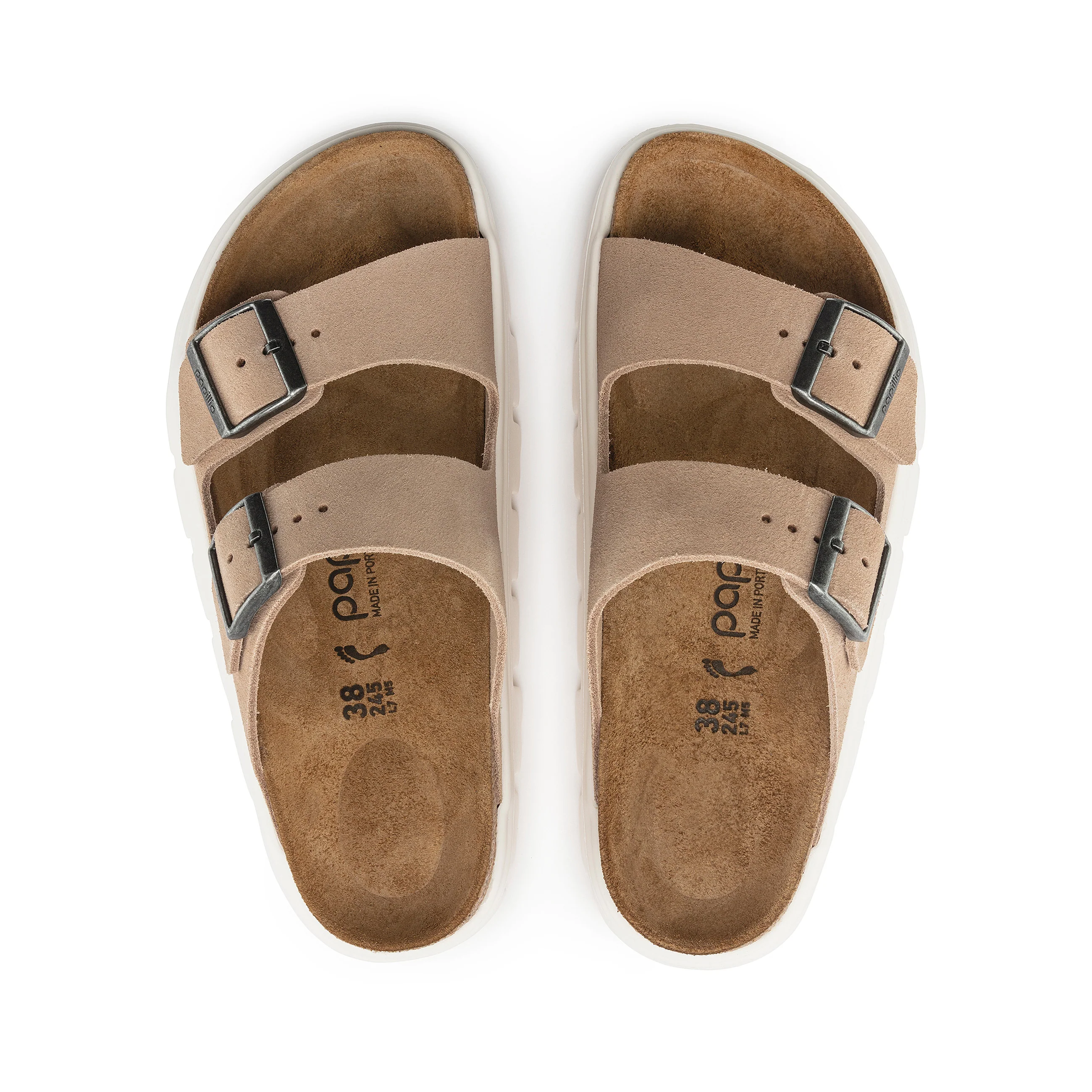 Arizona Chunky Warm Sand Suede Leather - Image 3
