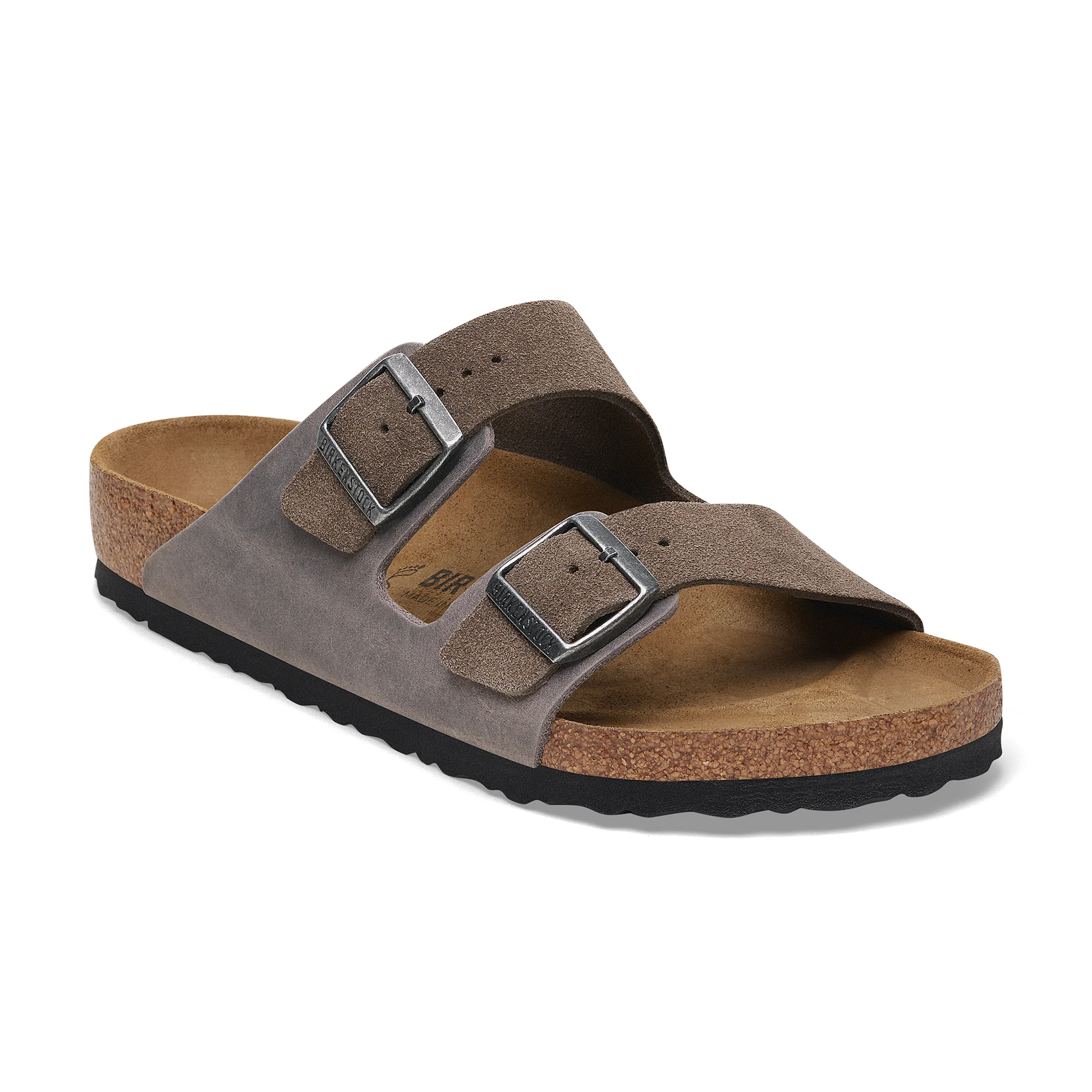 Arizona Concrete Grey Oiled/Suede Leather