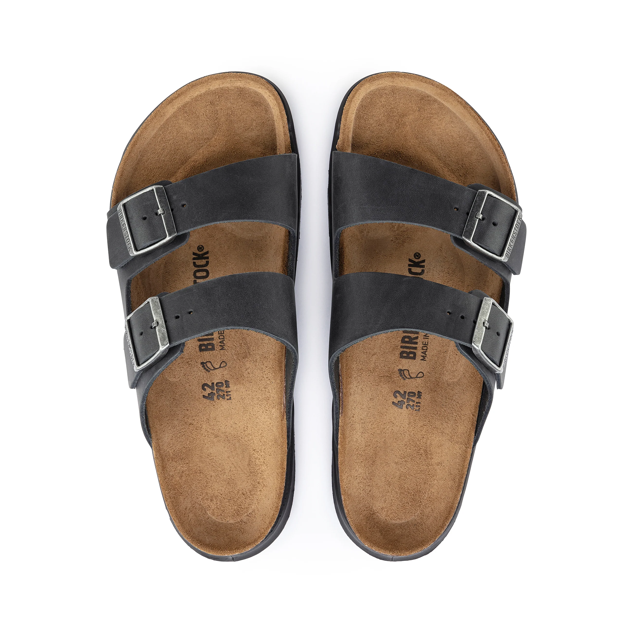 Arizona Cross Town Arctic Black Waxy Leather - Image 3