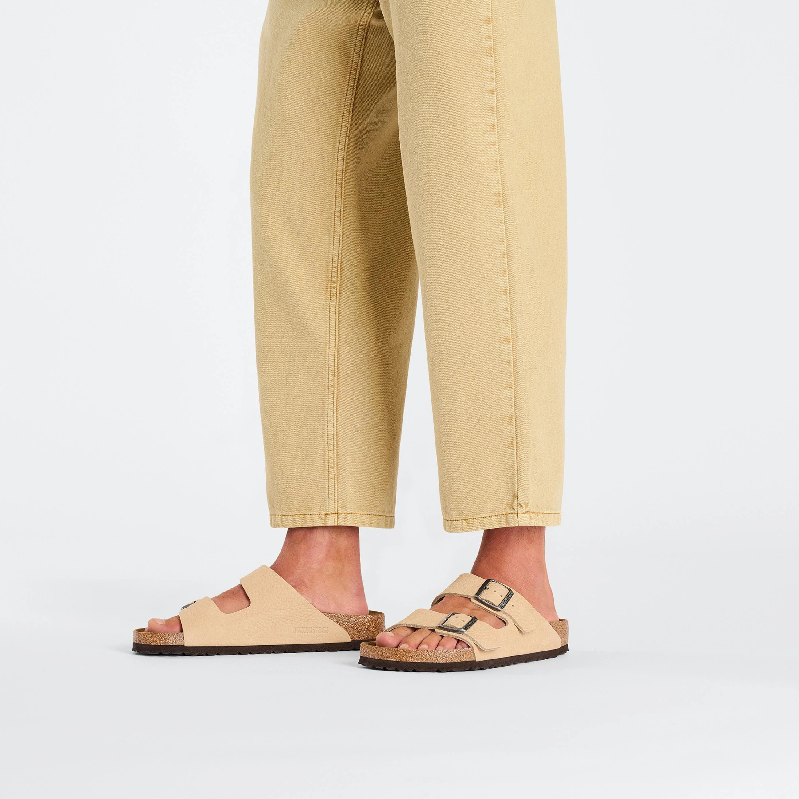 Arizona Desert Buck New Beige Nubuck Leather - Image 5