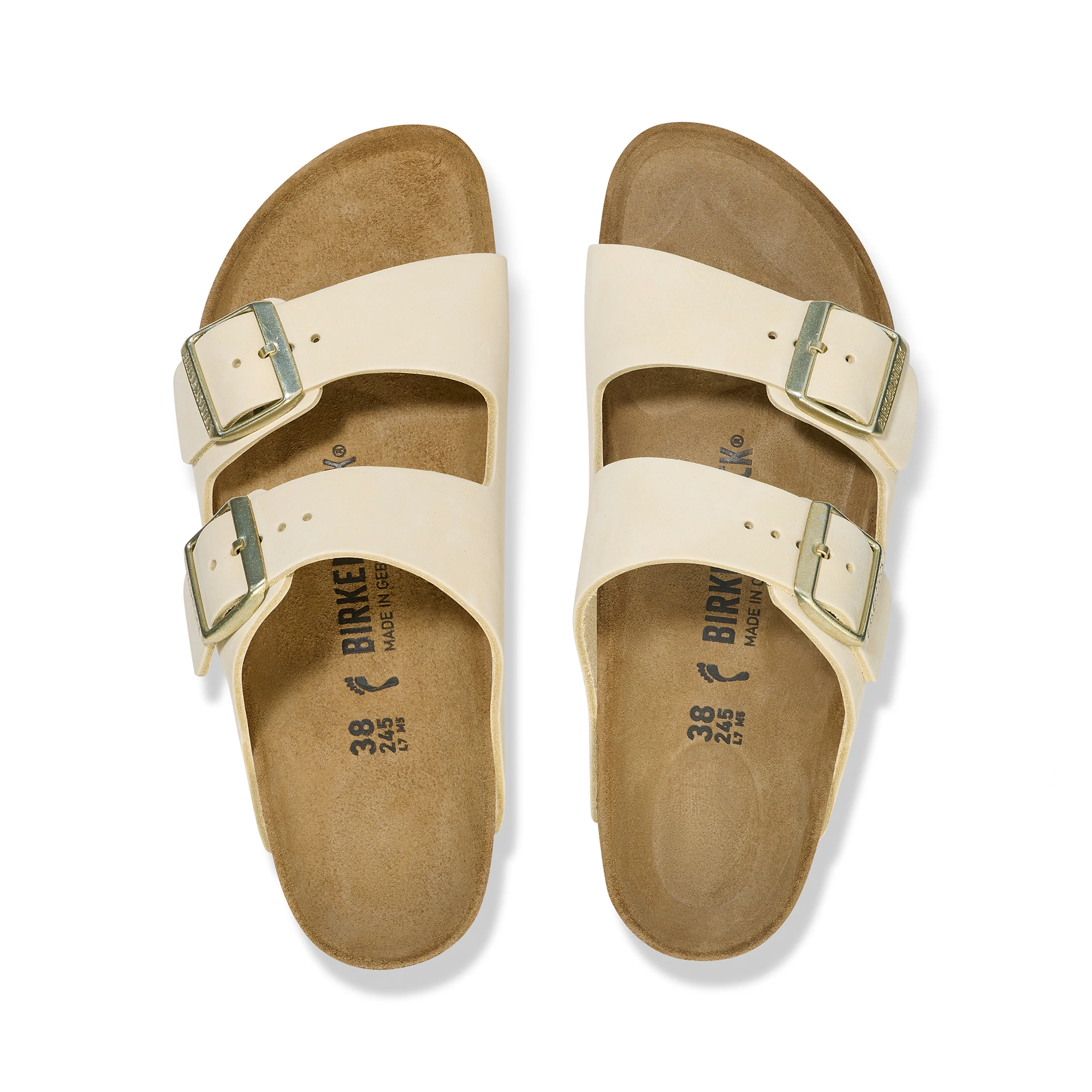 Arizona Ecru Nubuck Leather - Image 3