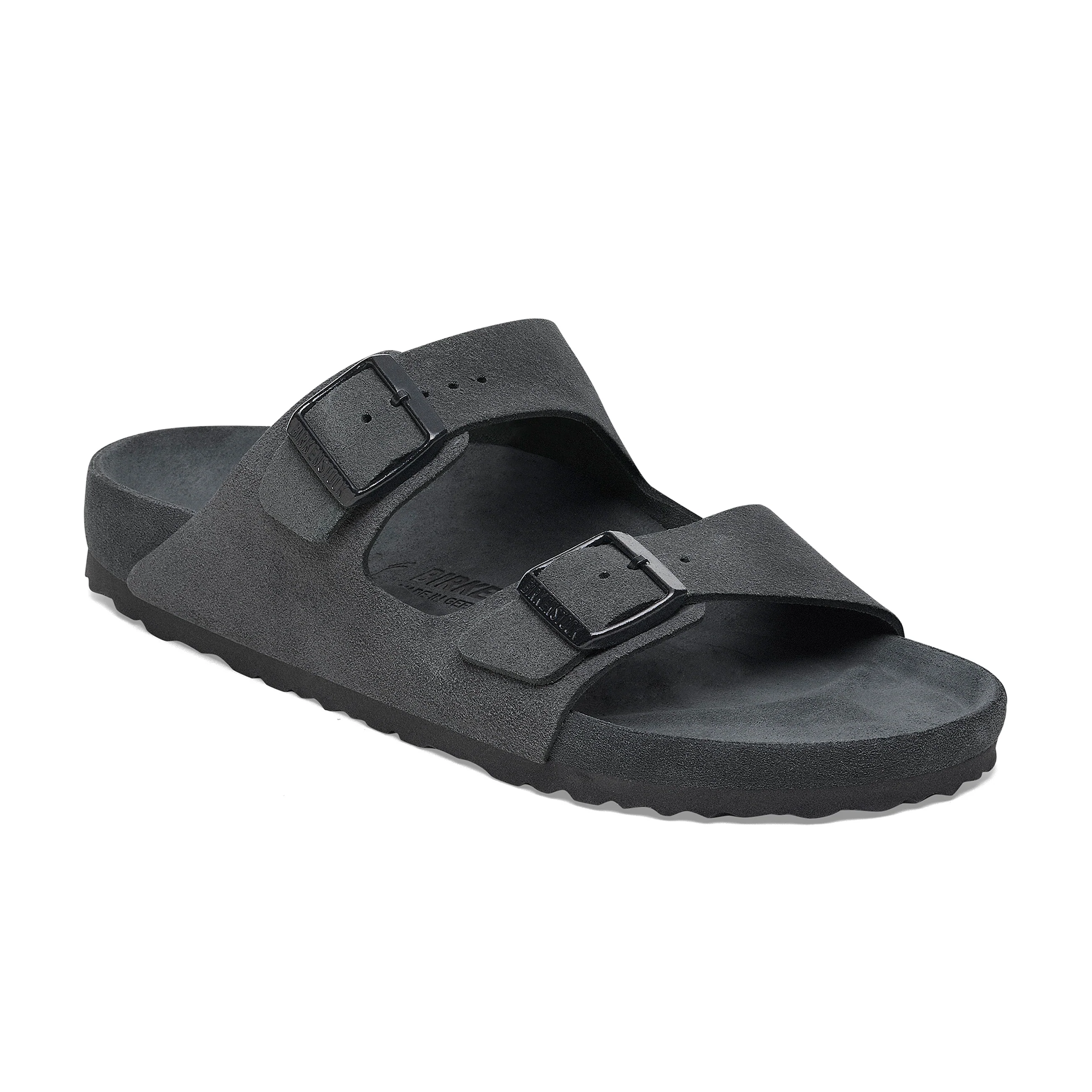 Arizona Exquisite Charcoal Suede Leather