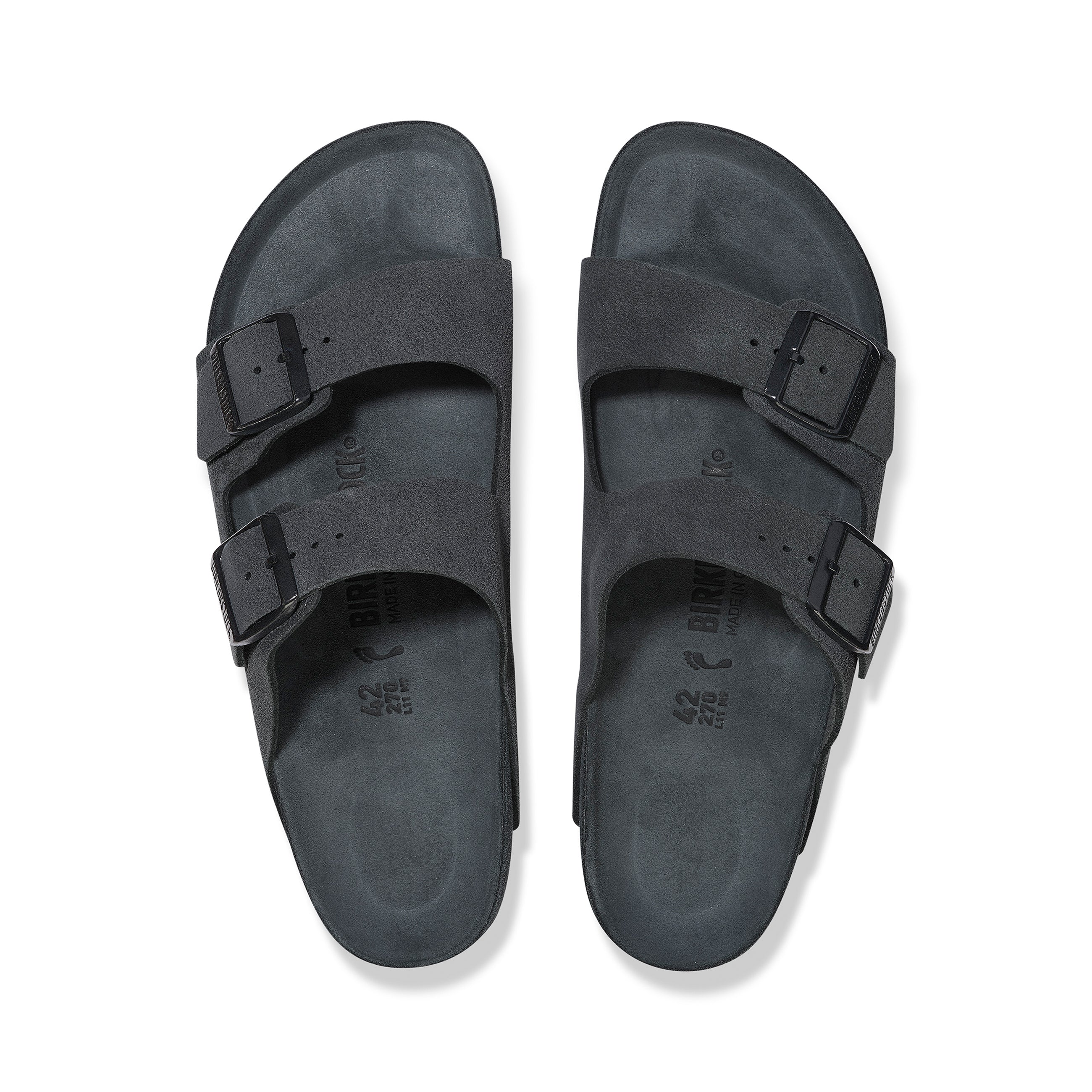 Arizona Exquisite Charcoal Suede Leather - Image 3