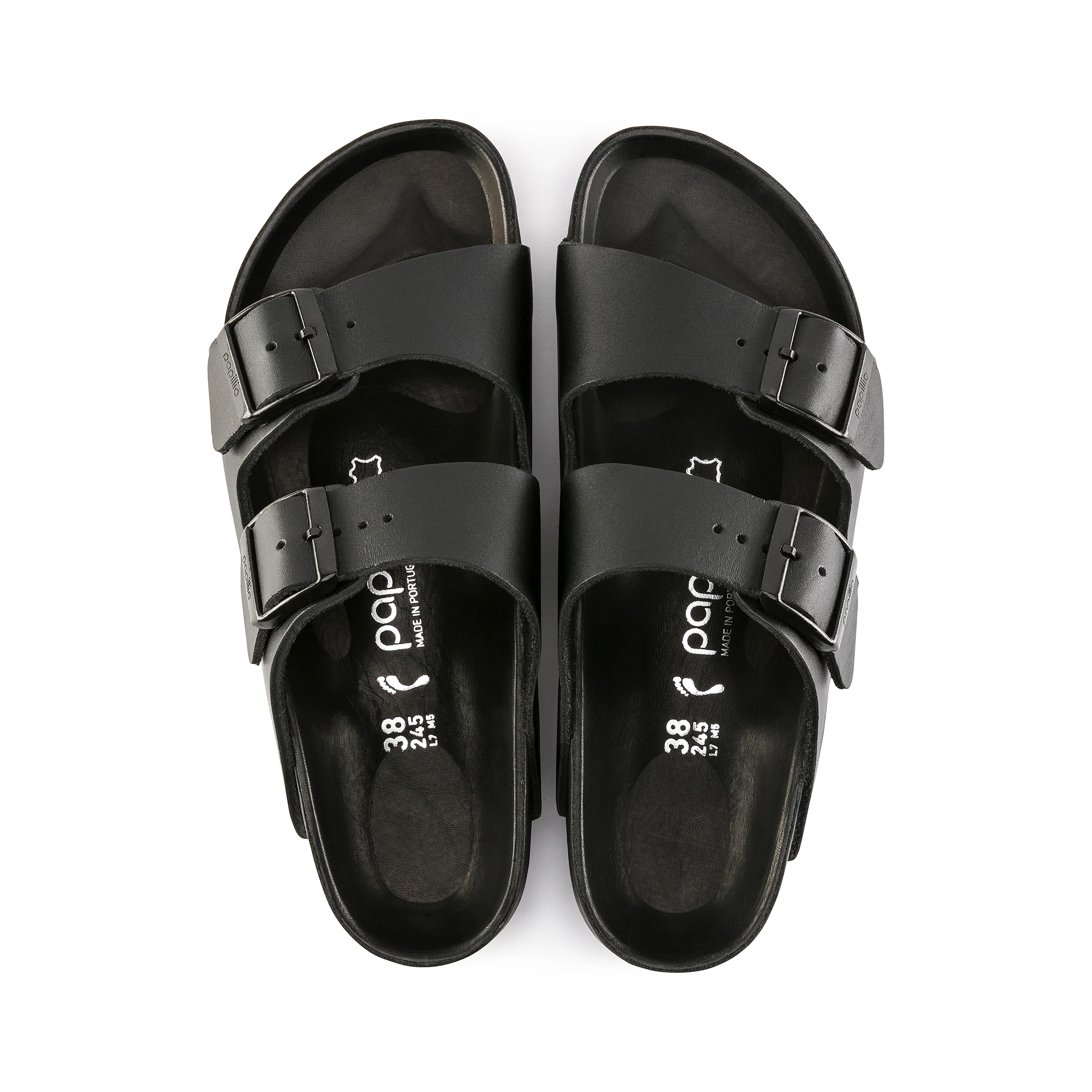 Arizona Exquisite Platform Black Natural Leather - Image 3