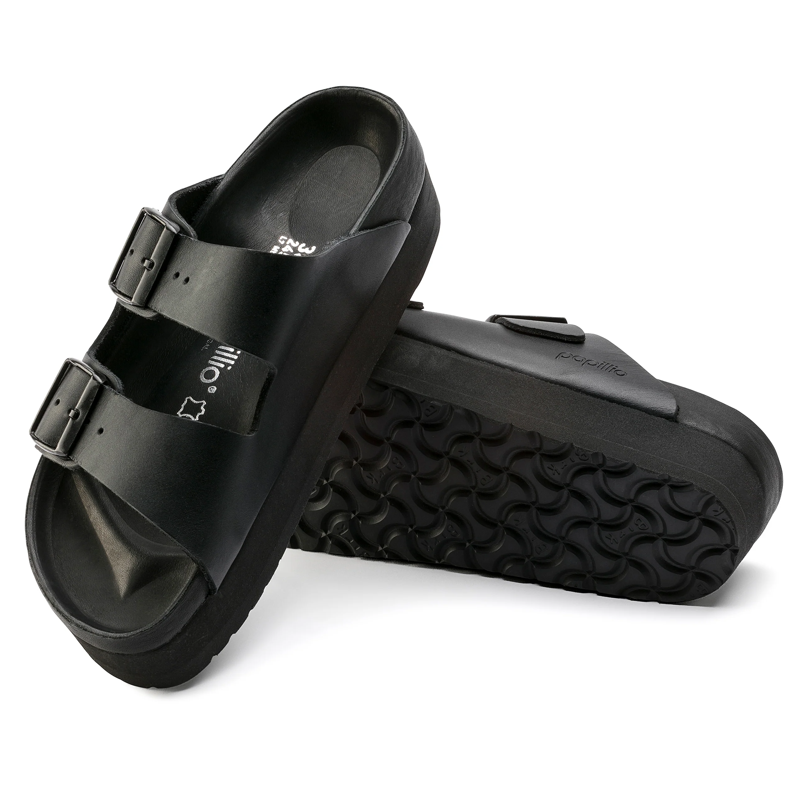 Arizona Exquisite Platform Black Natural Leather - Image 4