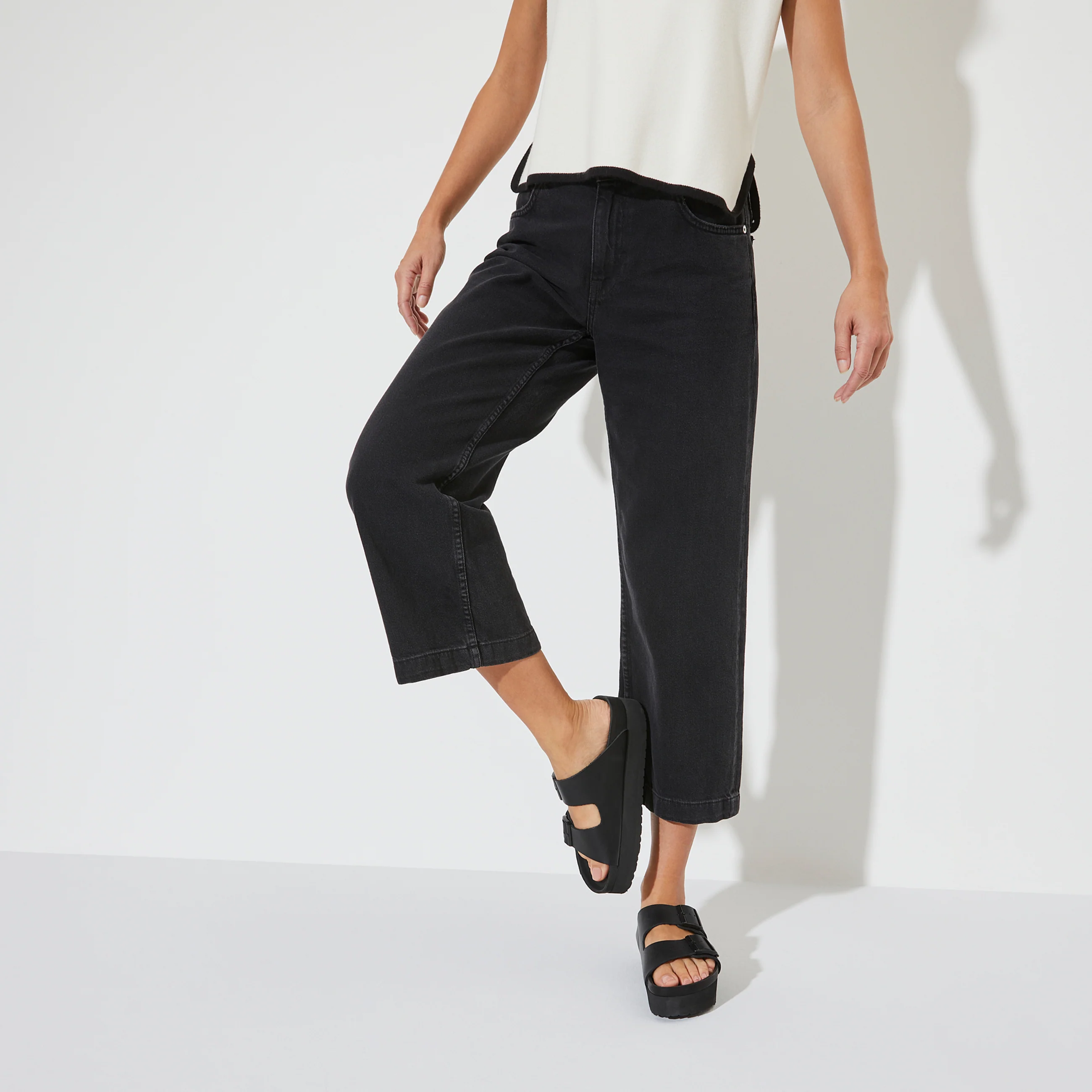 Arizona Exquisite Platform Black Natural Leather - Image 5