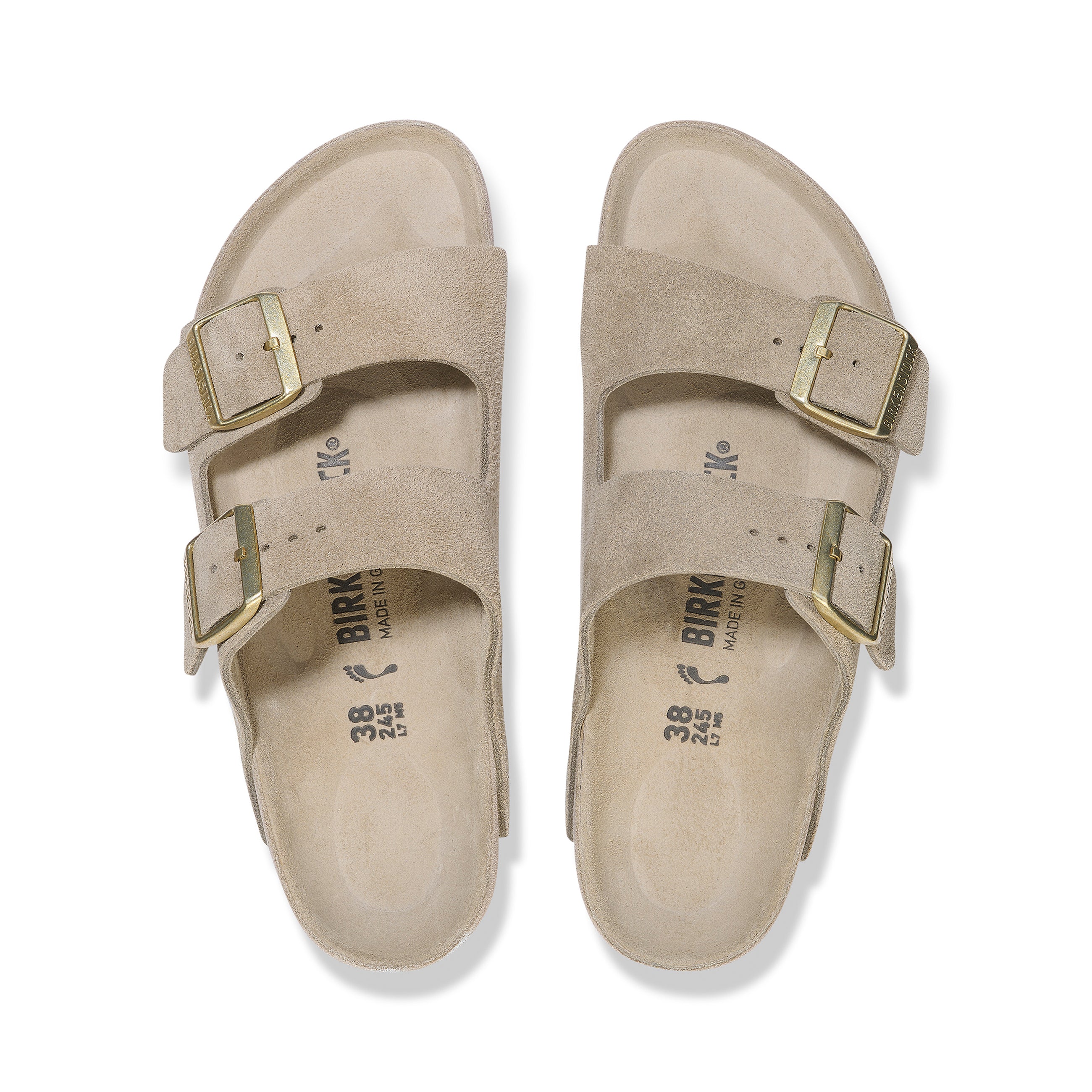 Arizona Exquisite Taupe Suede Leather - Image 3