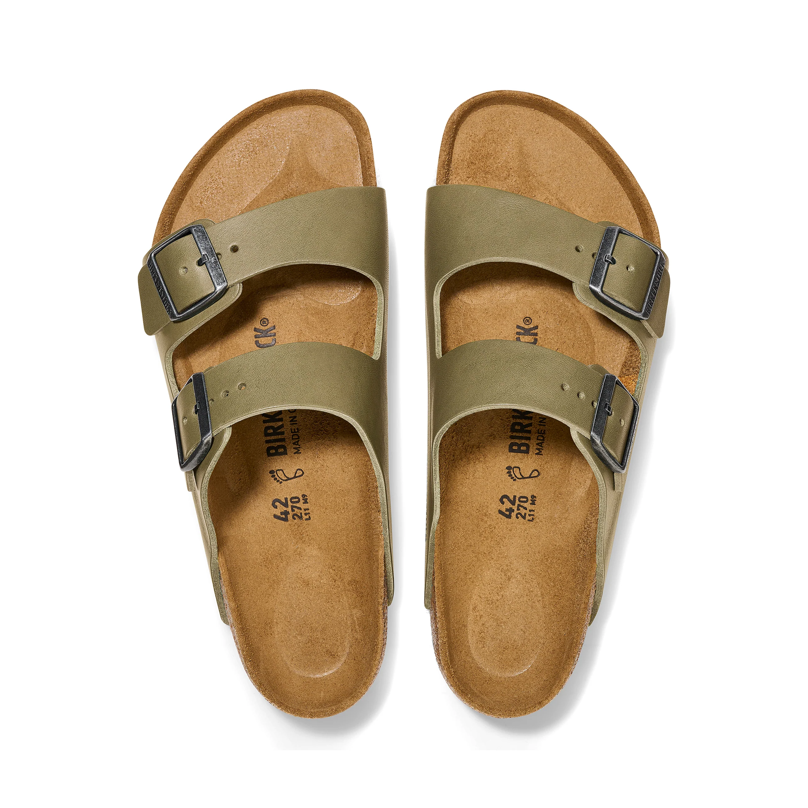 Arizona Faded Khaki Smooth Leather - Image 3