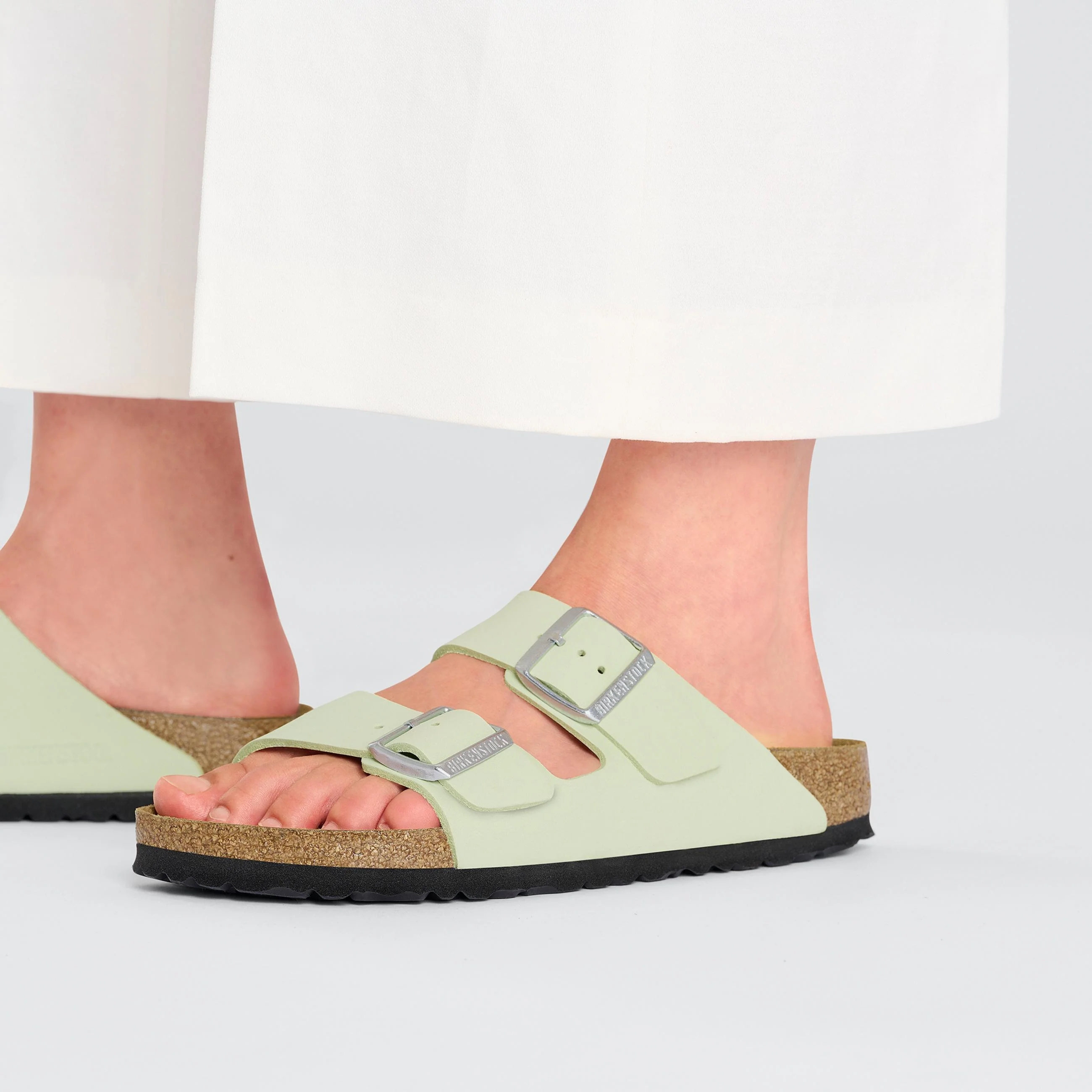 Arizona Faded Lime Nubuck Leather - Image 6