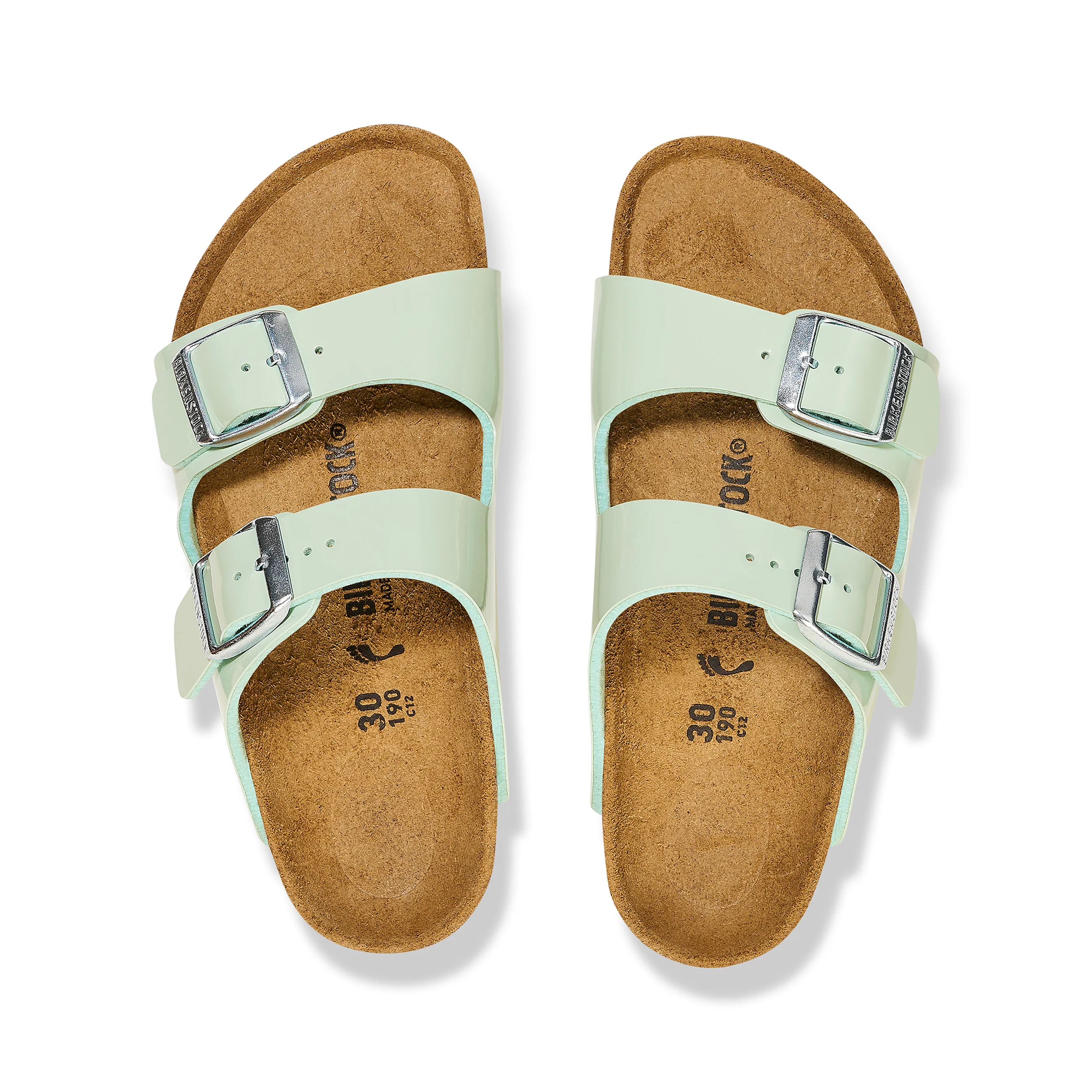Arizona Kids Patent Surf Green Birko-Flor Patent - Image 3