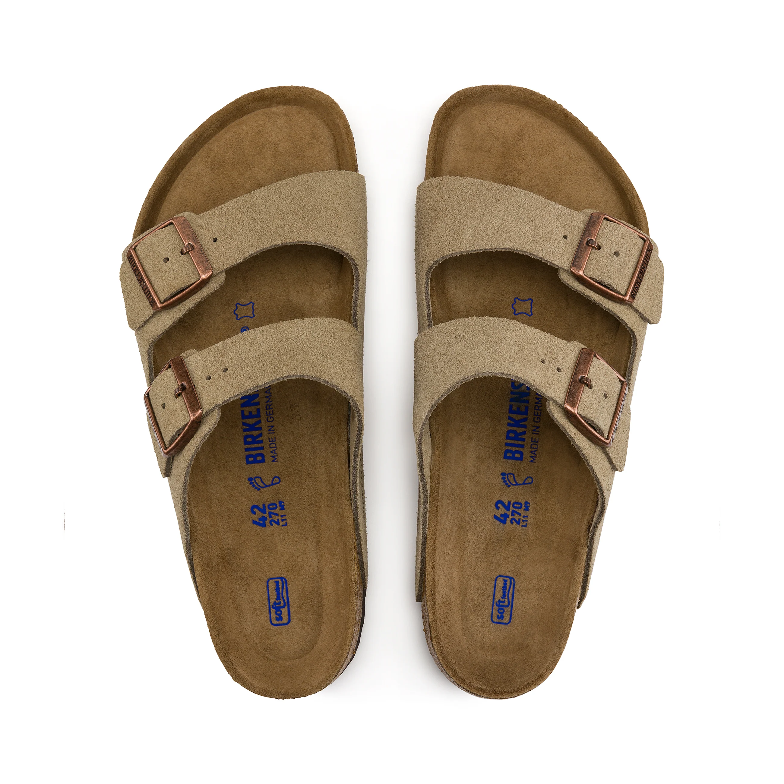 Arizona SFB Taupe Suede Leather - Image 4
