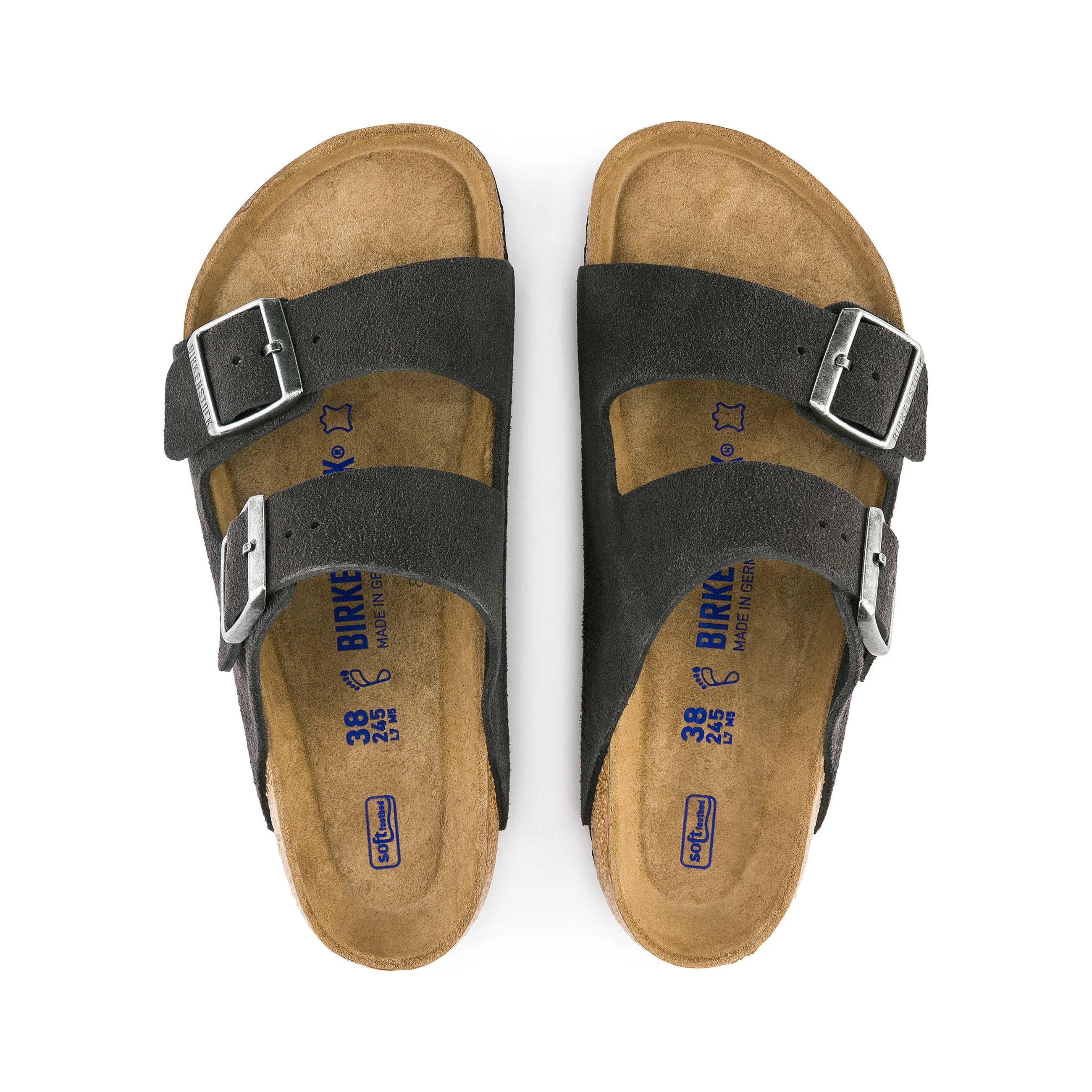 Arizona SFB Velvet Grey Suede Leather - Image 3