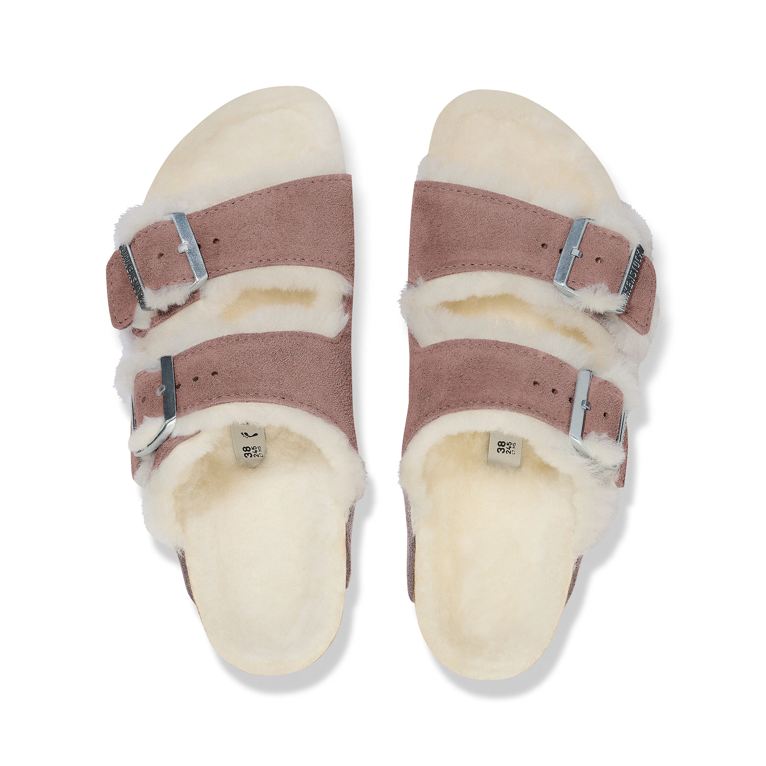 Arizona Shearling Faded Purple Suede Leather/Shearling - Image 3