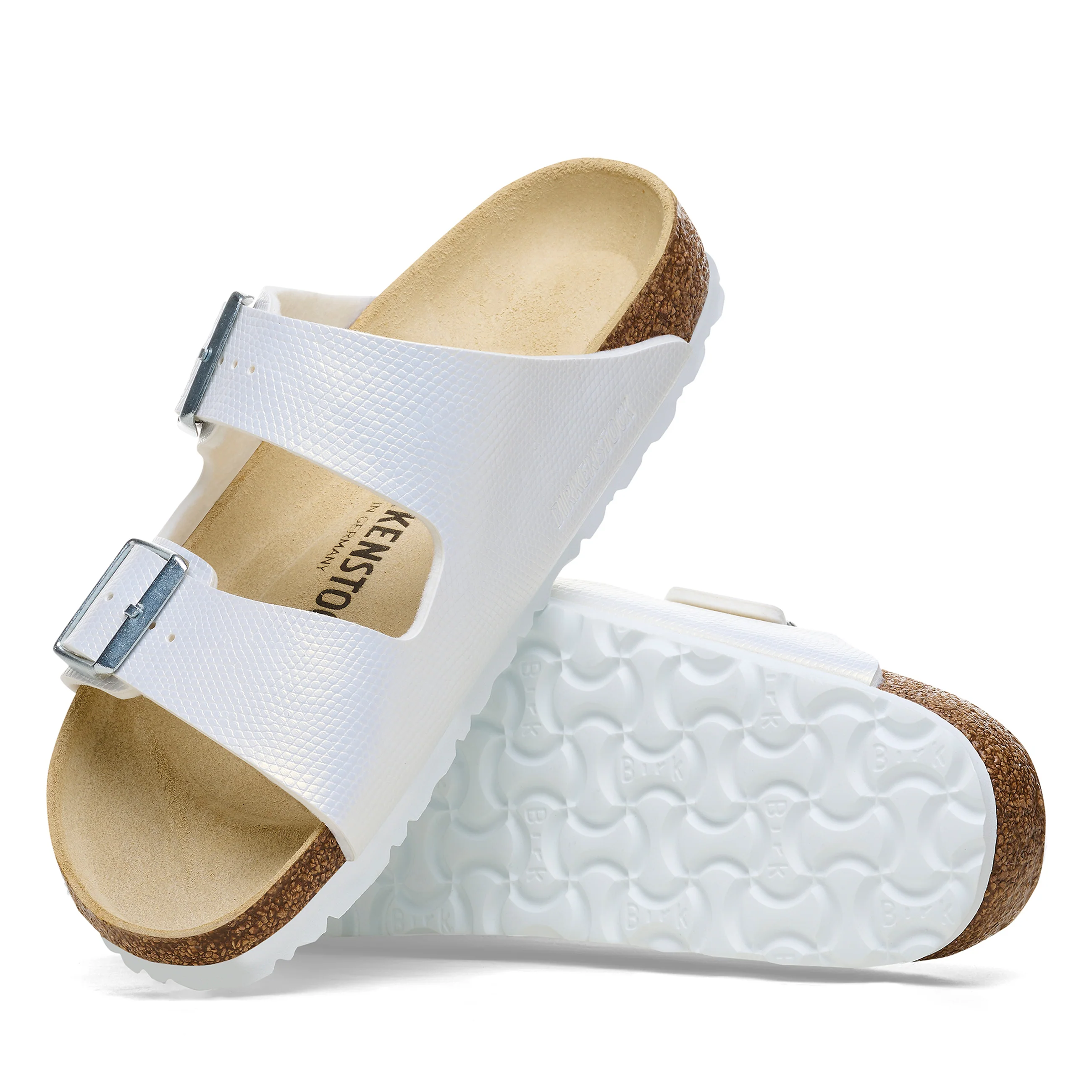 Arizona Shiny Embossed White Embossed Birko-Flor - Image 4