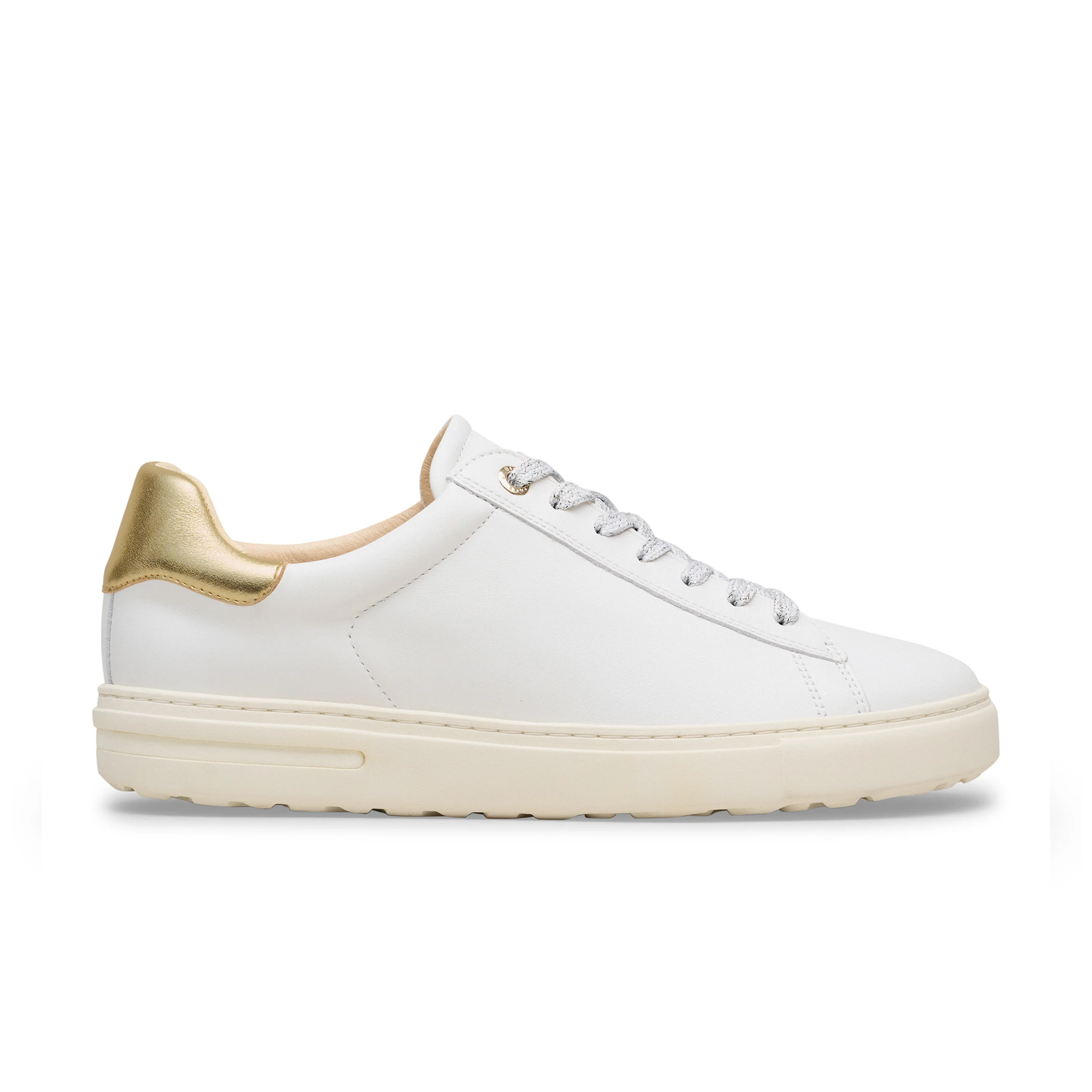 Bend Low White/Metallic Gold Smooth Leather - Image 2