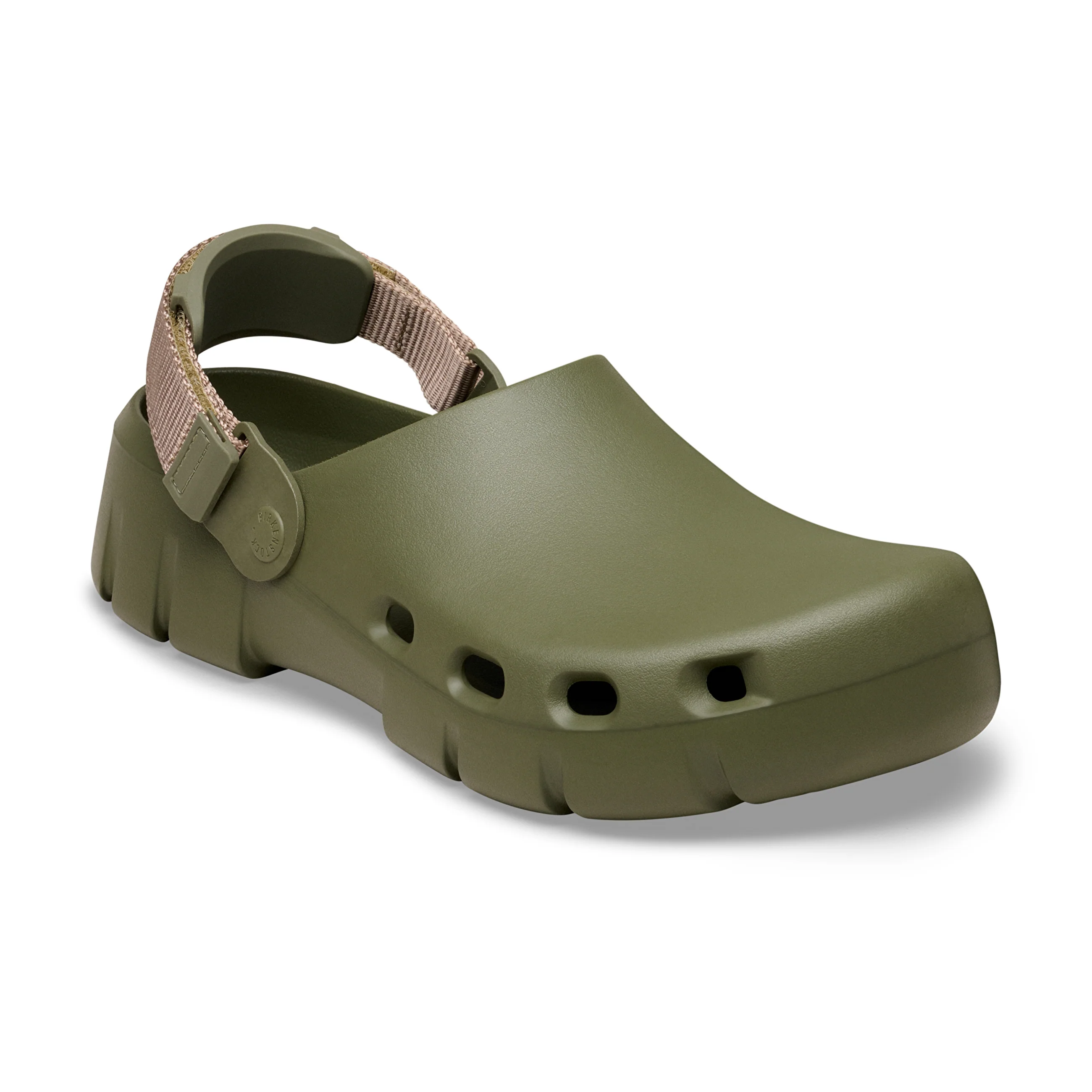 Birki Flow Tech Loop Khaki/Grey Taupe EVA