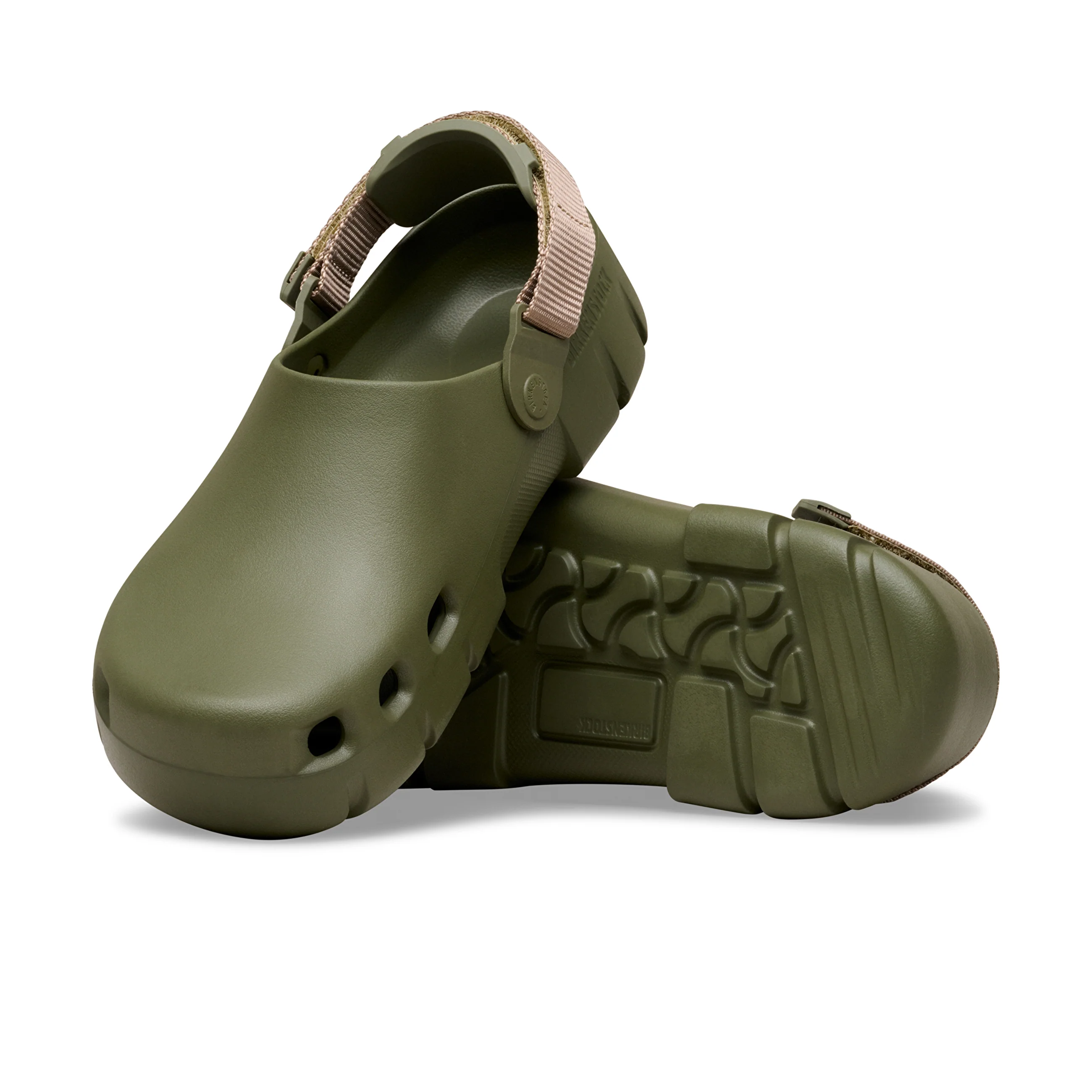 Birki Flow Tech Loop Khaki/Grey Taupe EVA - Image 4