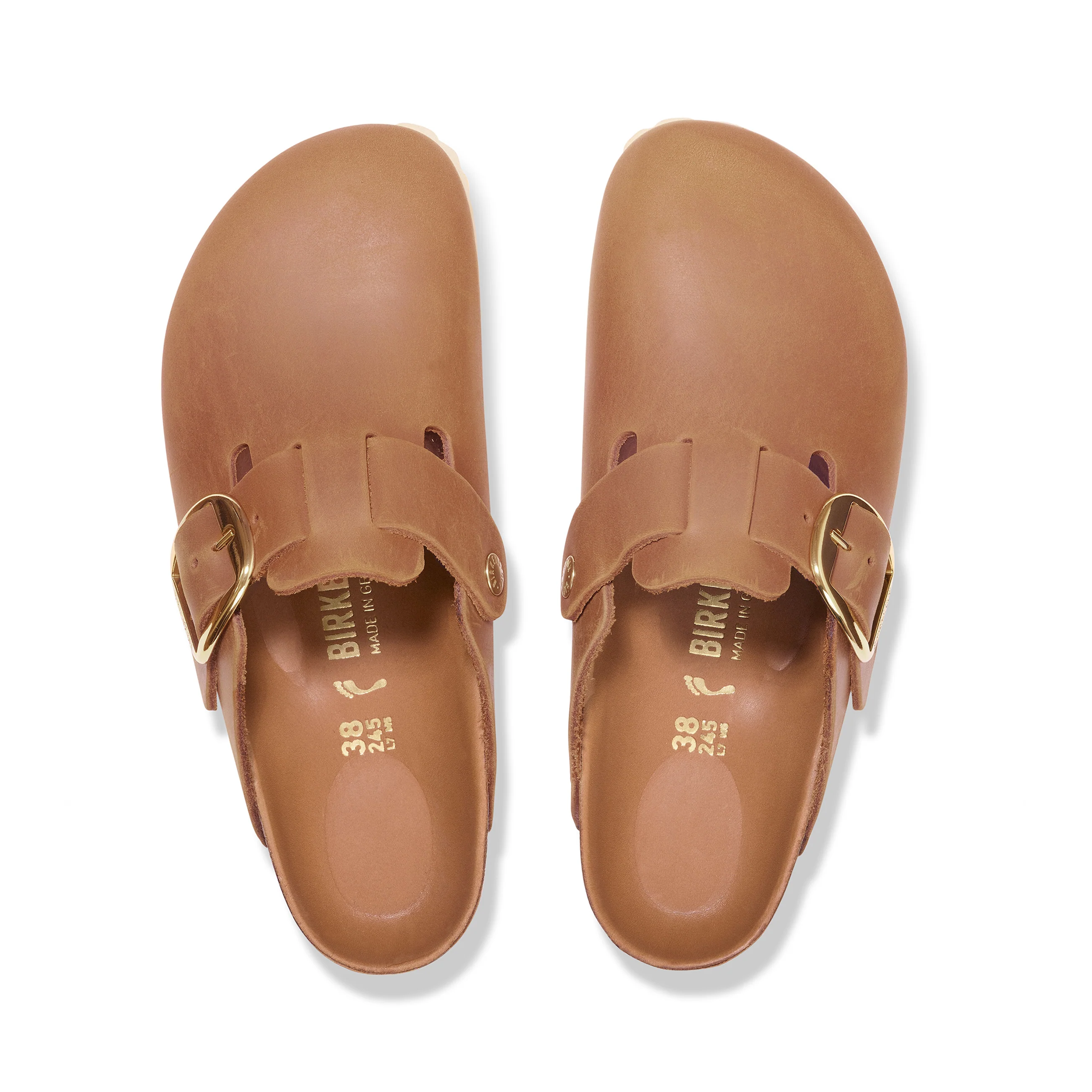 Boston Big Buckle Cognac Oiled Leather - Image 3