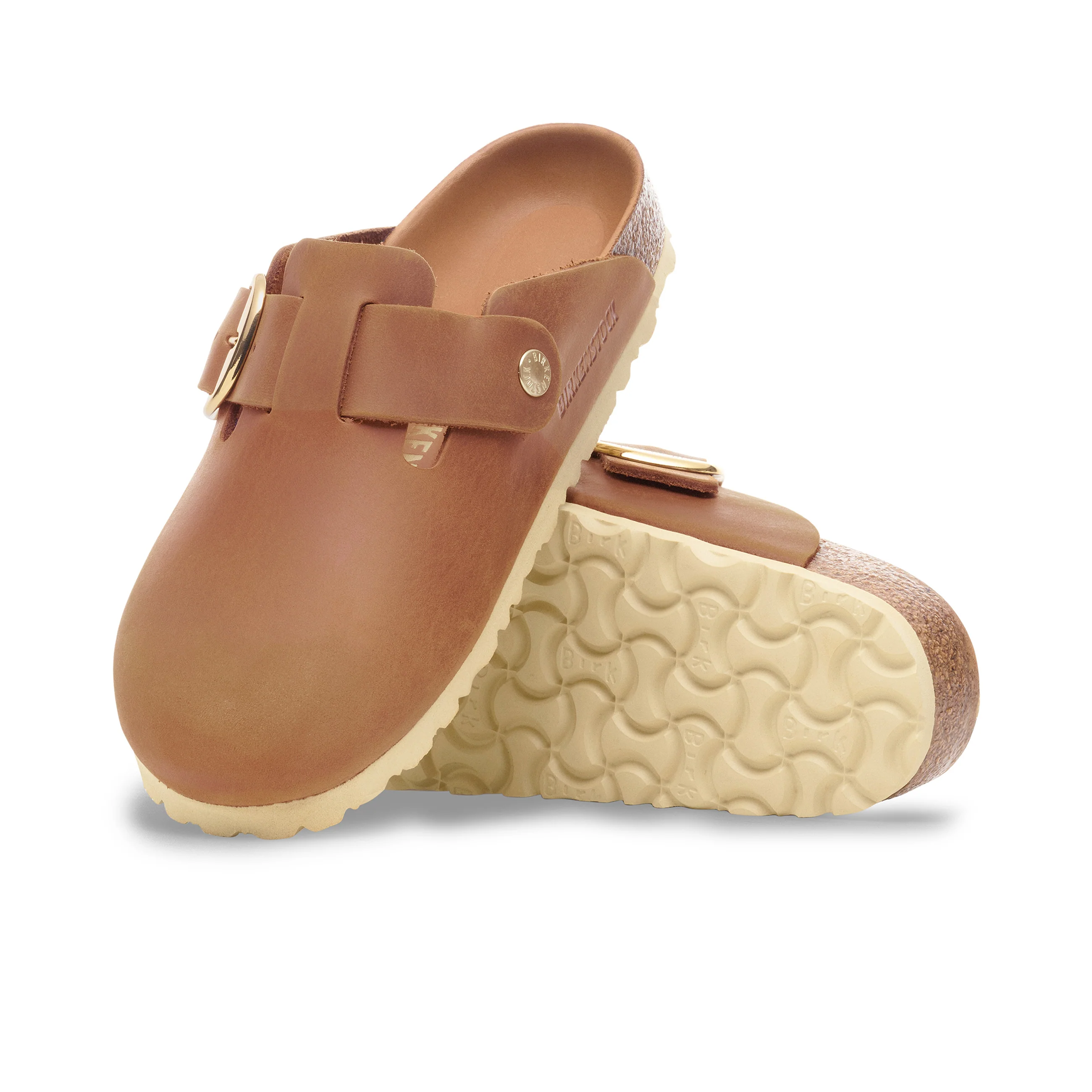 Boston Big Buckle Cognac Oiled Leather - Image 4
