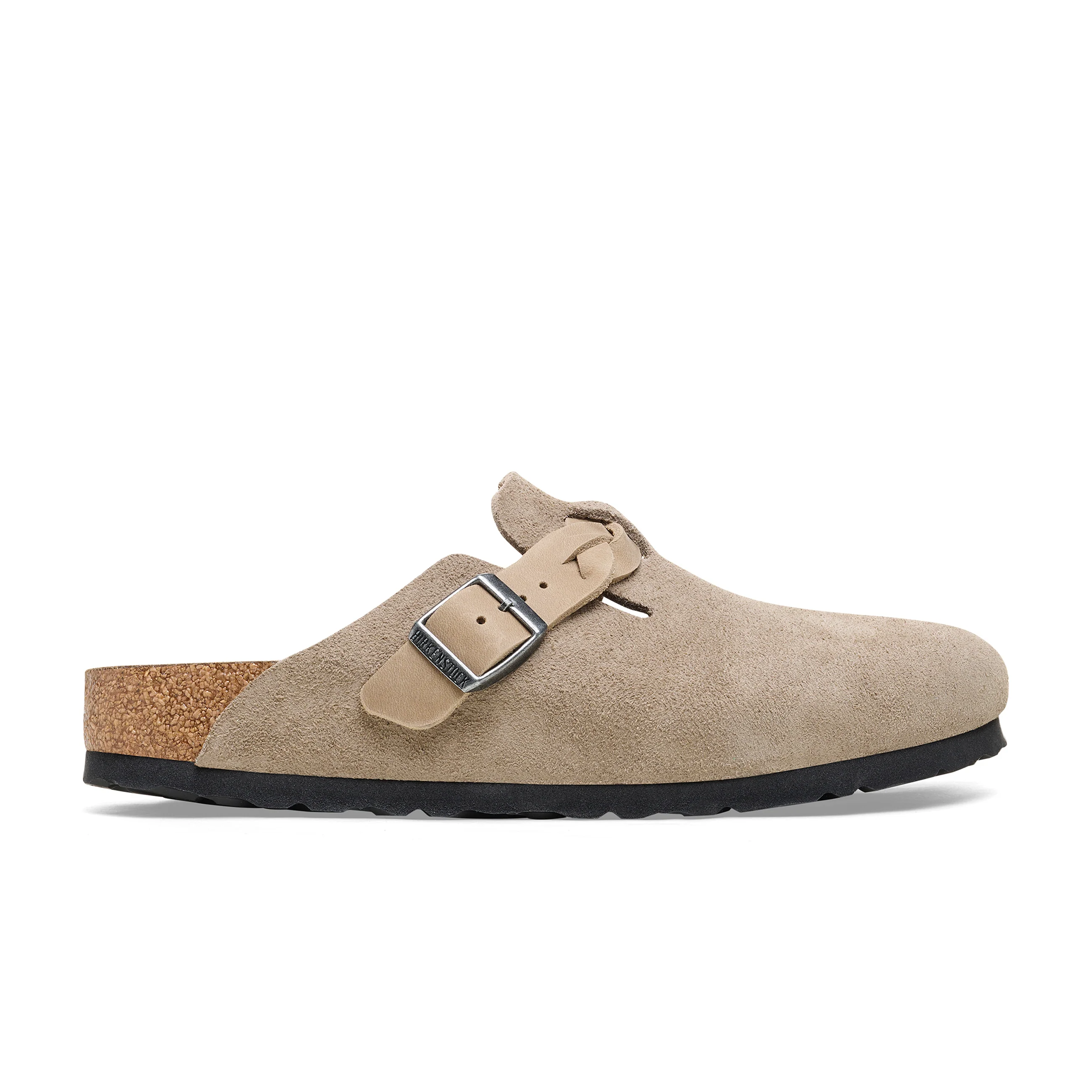 Boston Braided Taupe Suede Leather - Image 2