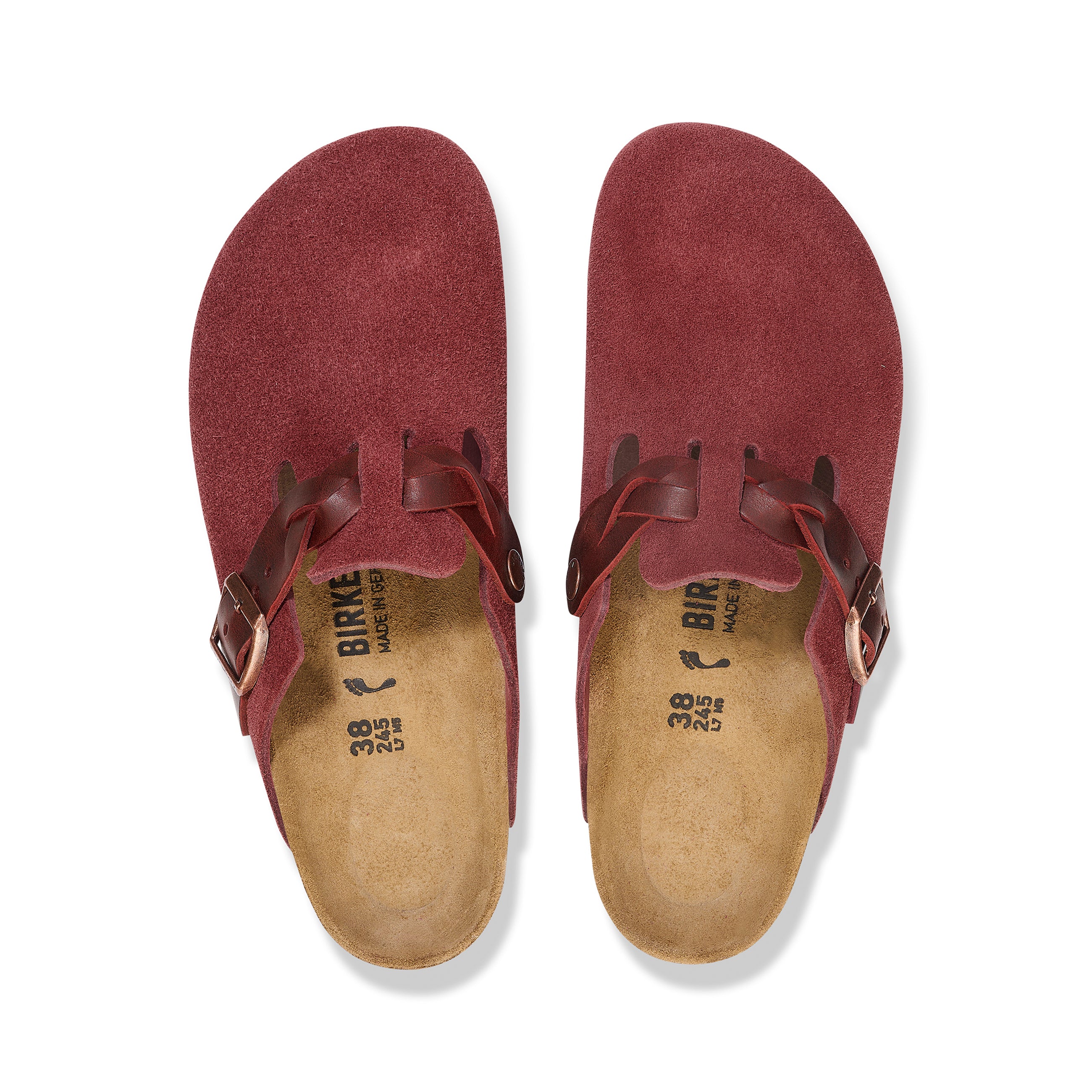 Boston Braided Zinfandel Suede Leather - Image 3
