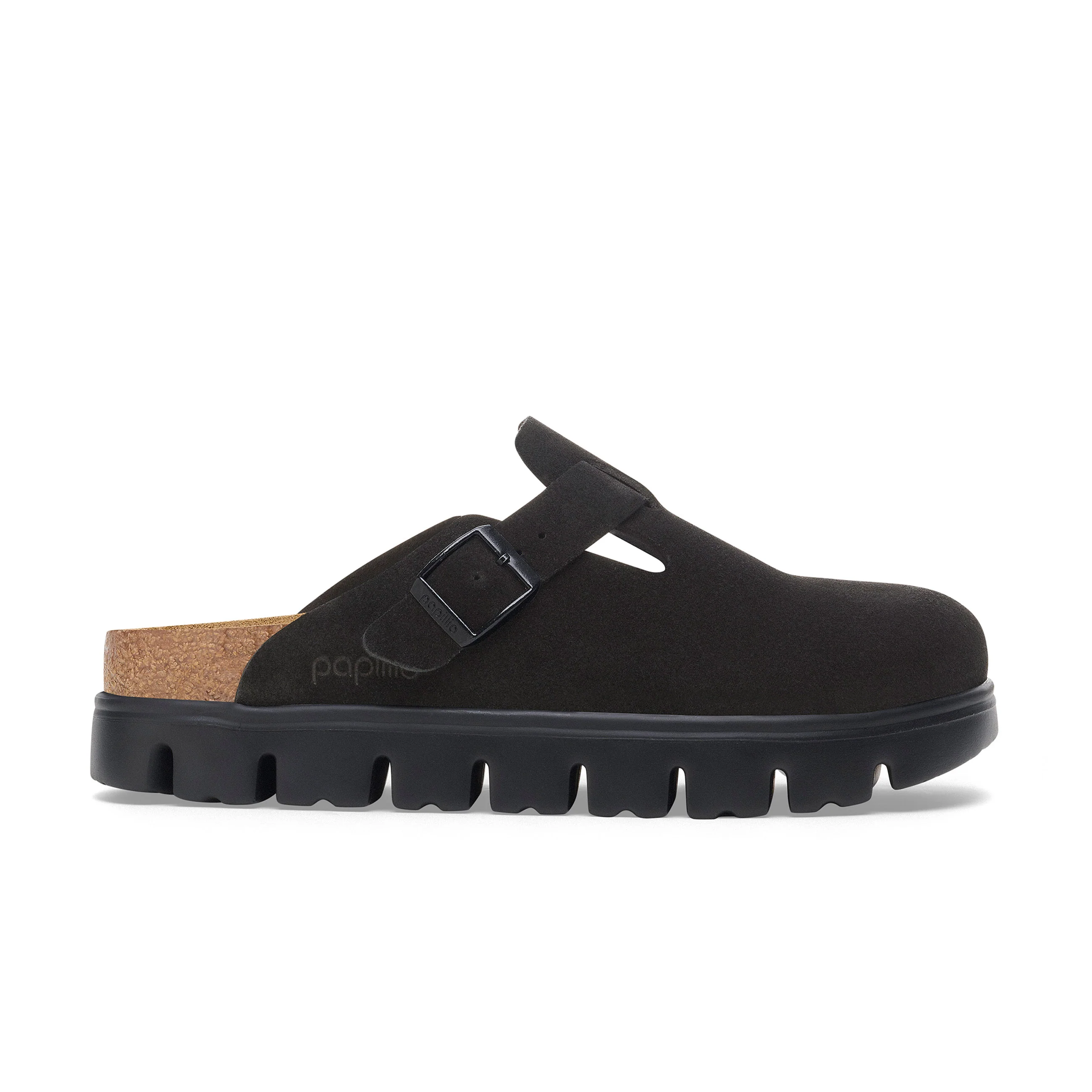 Boston Chunky Black Suede Leather - Image 2
