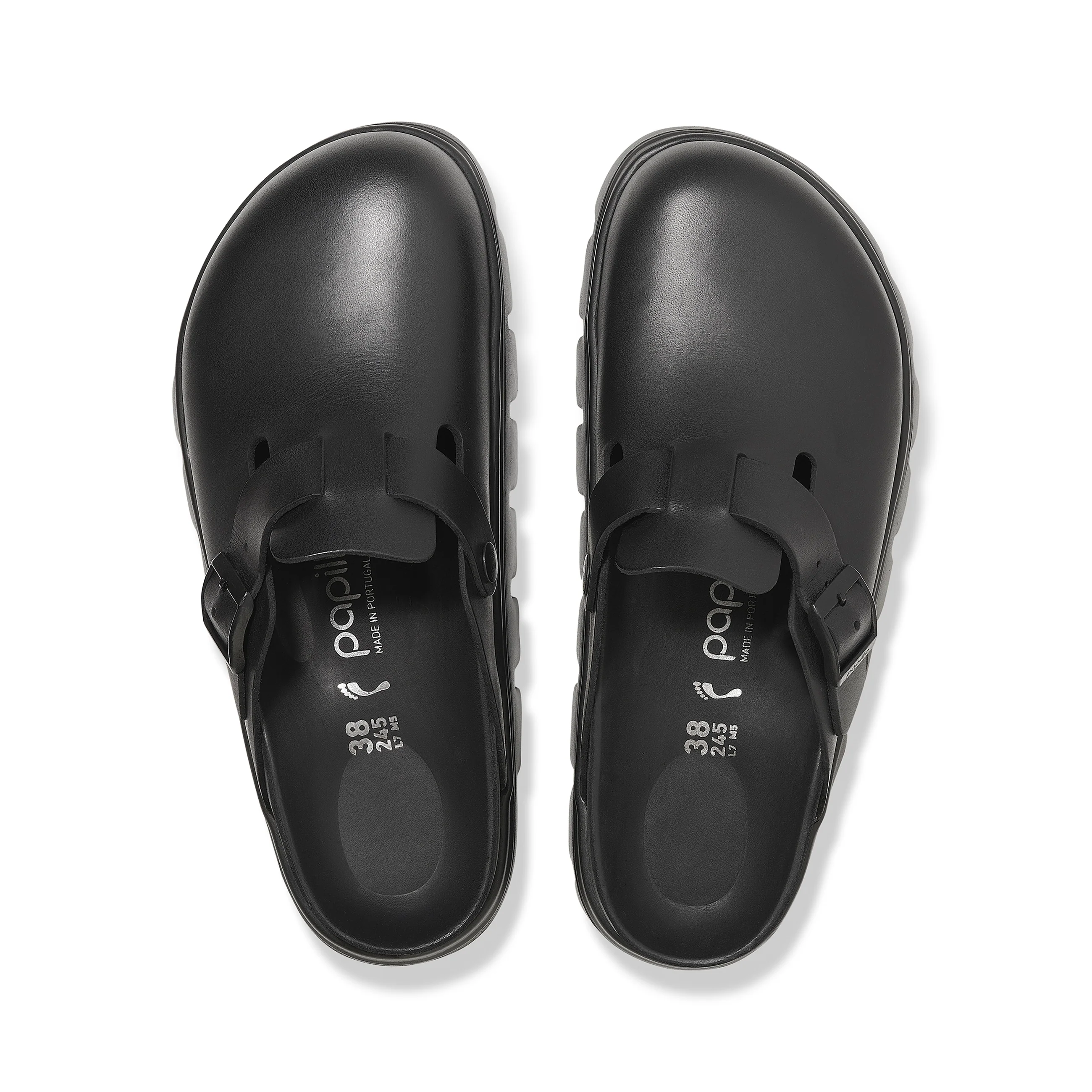 Boston Chunky Exquisite Black Smooth Leather - Image 3