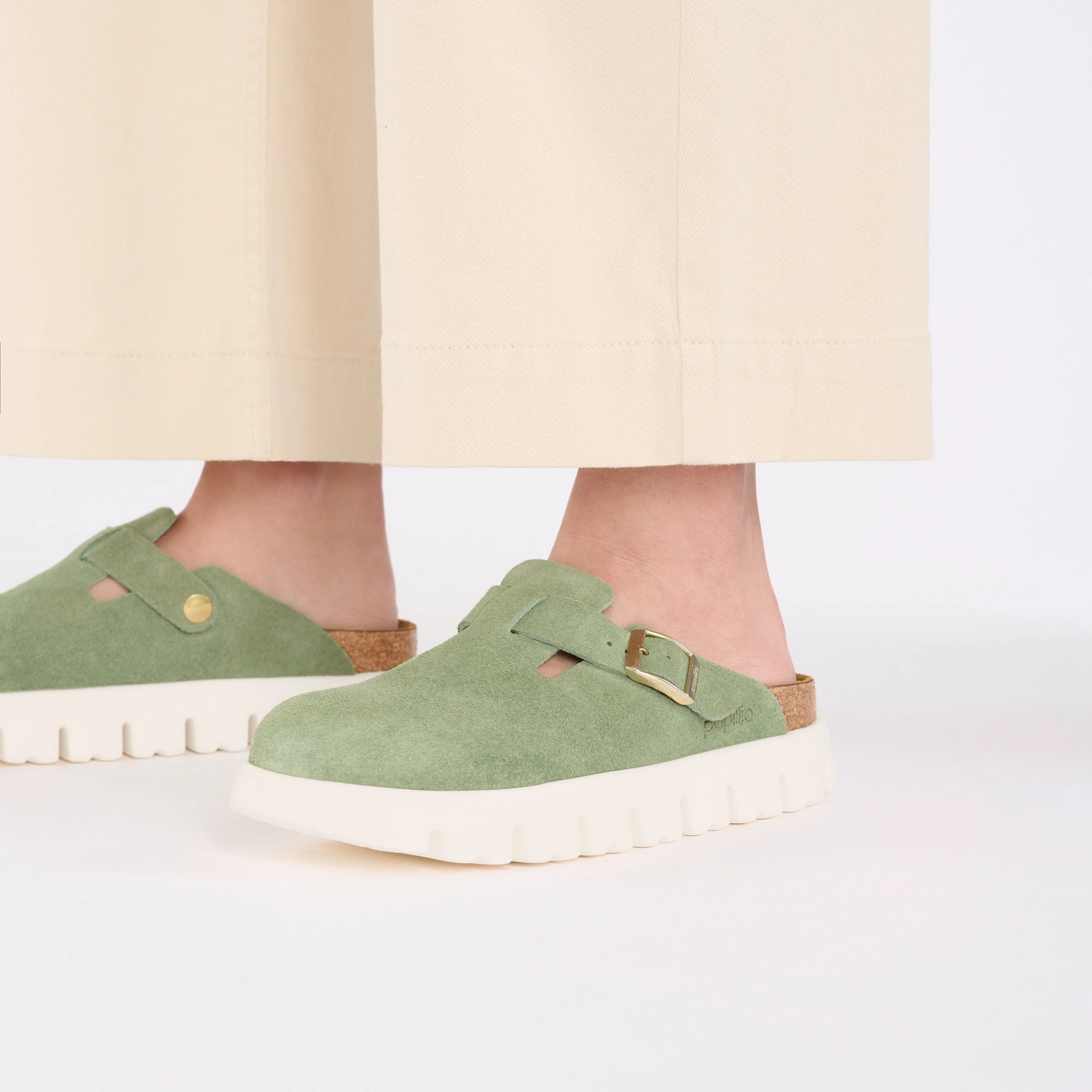 Boston Chunky Green Tea Leather - Image 5