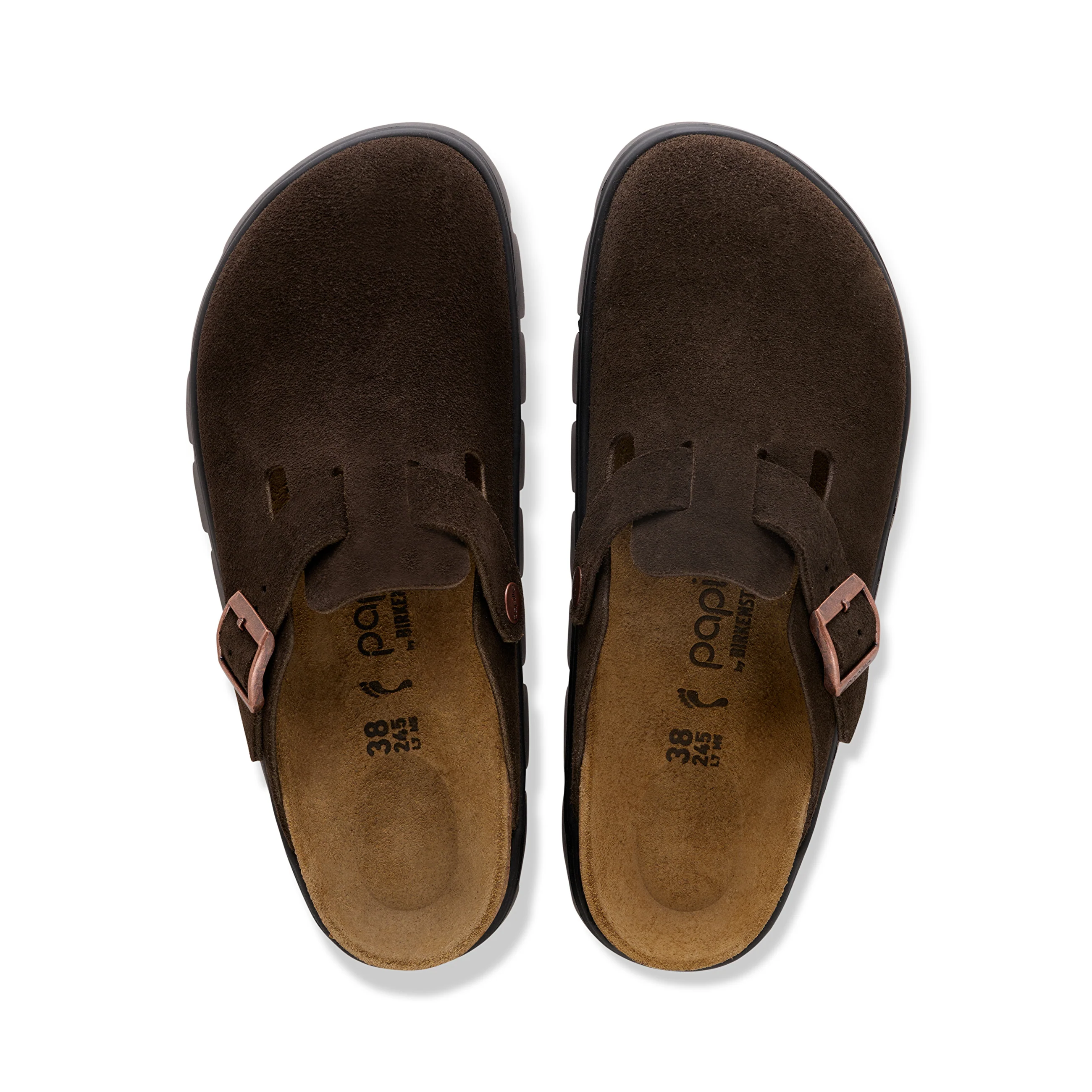 Boston Chunky Mocca Suede Leather - Image 3