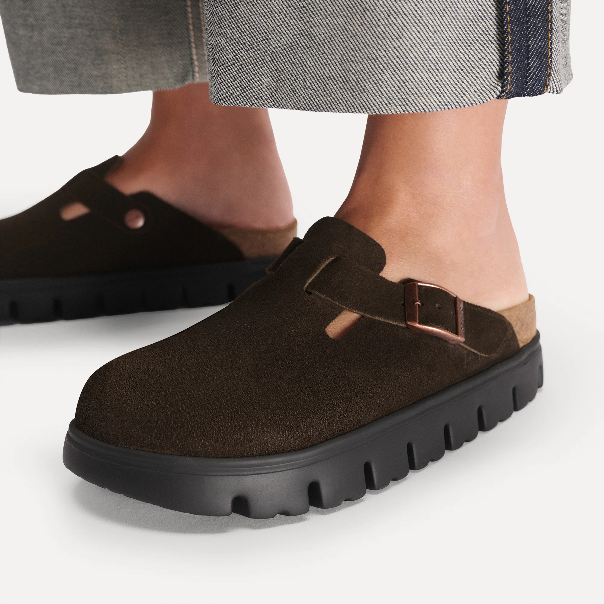 Boston Chunky Mocca Suede Leather - Image 6