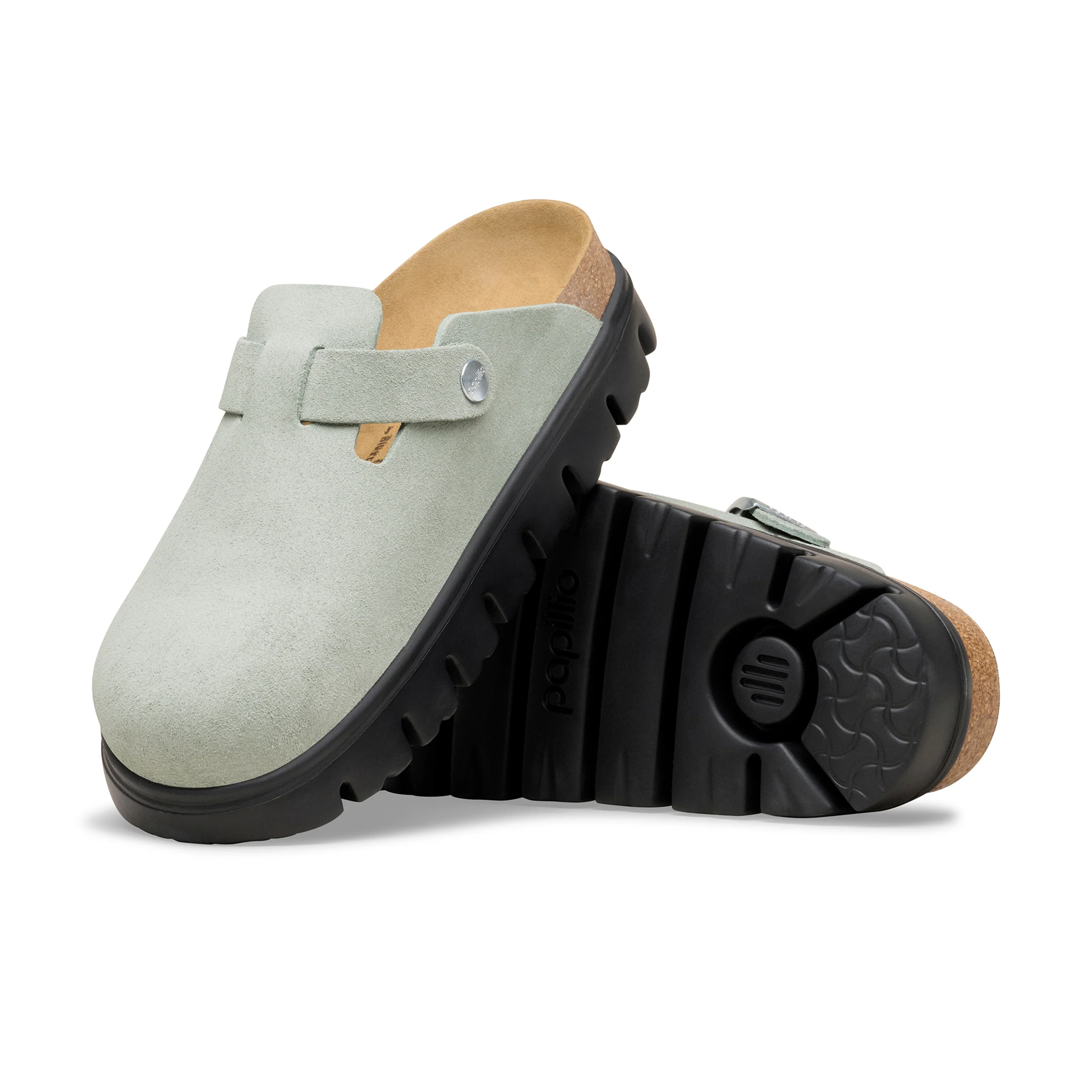 Boston Chunky Pure Sage Suede Leather - Image 4
