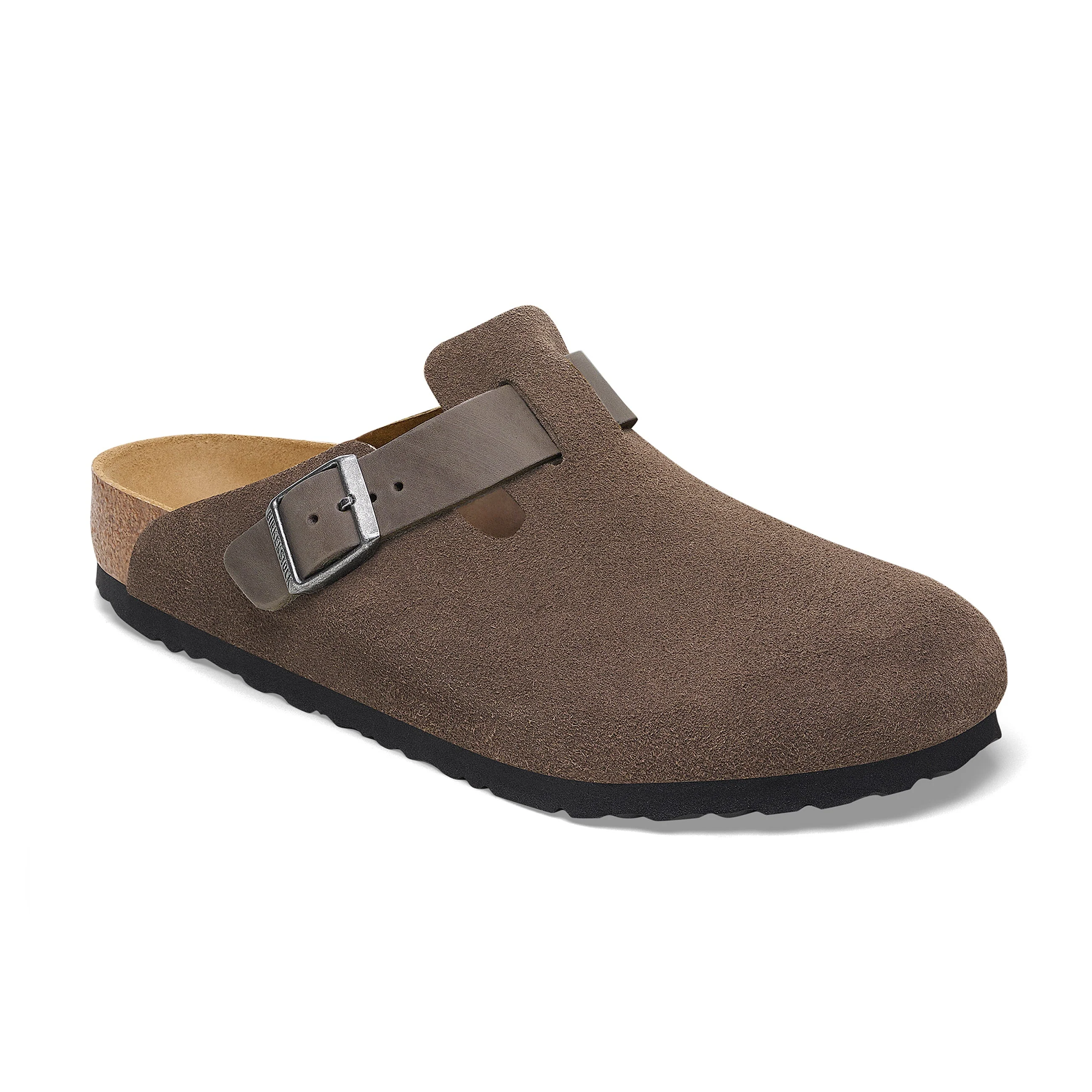 Boston Concrete Grey Oiled/Suede Leather
