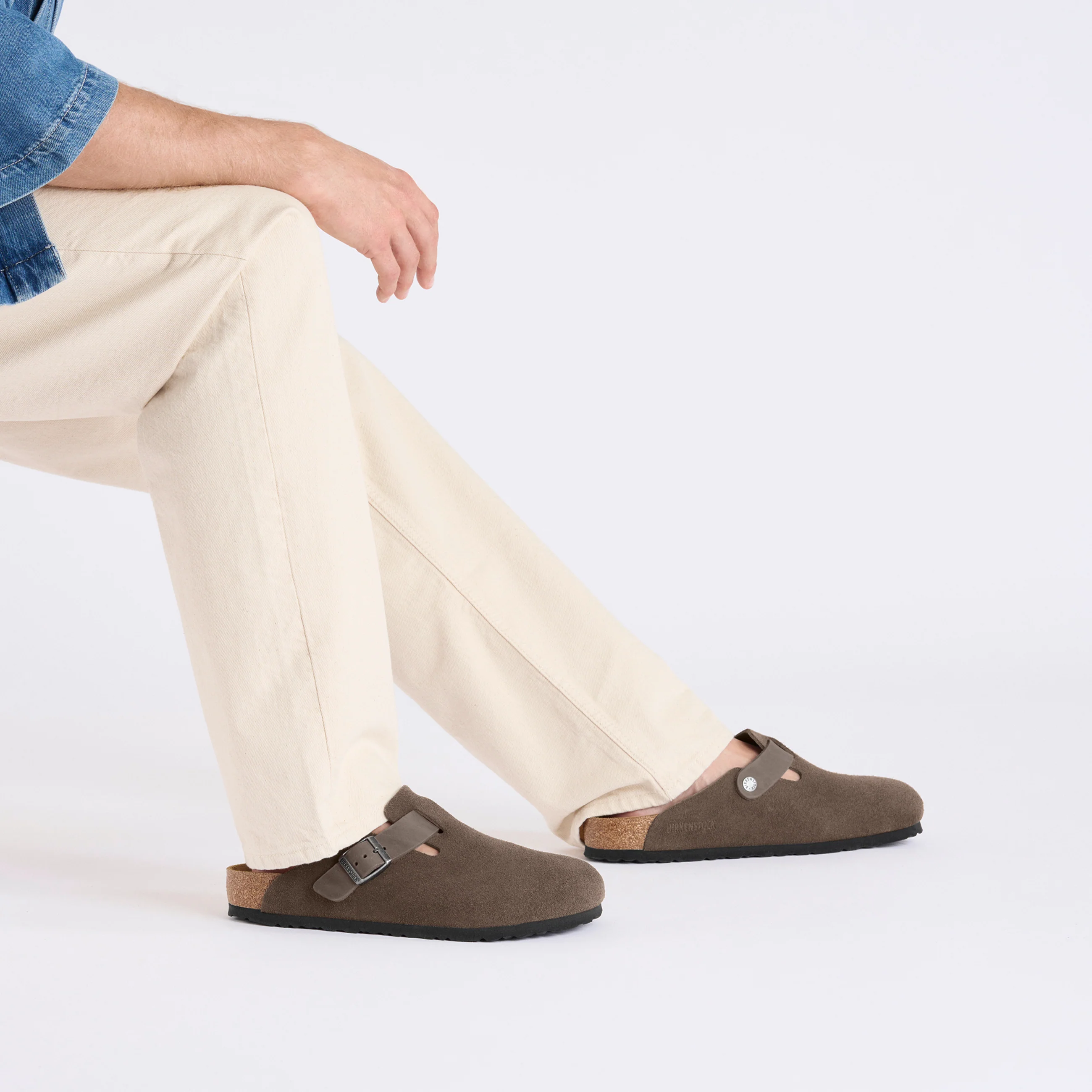 Boston Concrete Grey Oiled/Suede Leather - Image 5