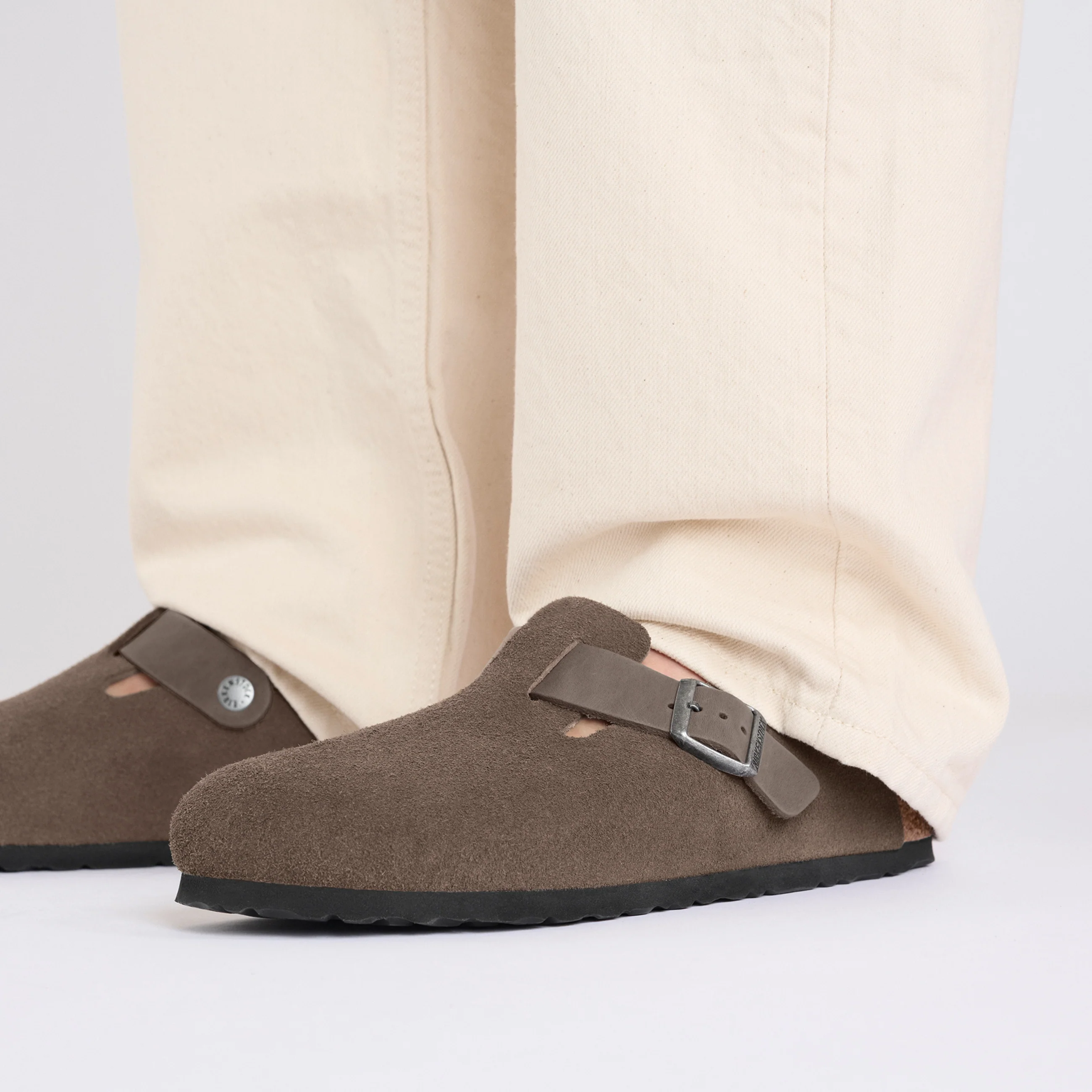 Boston Concrete Grey Oiled/Suede Leather - Image 6