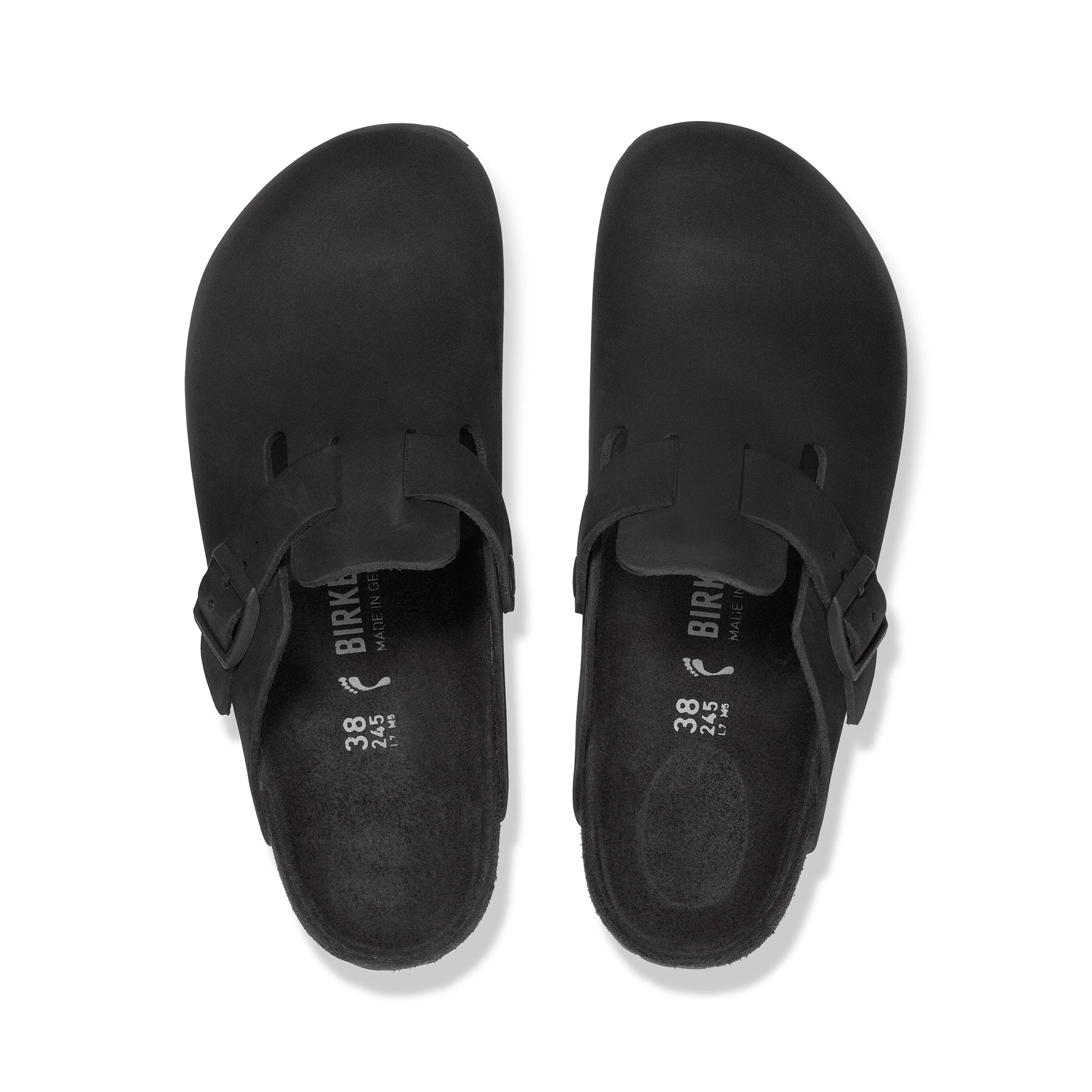 Boston Exquisite Black Nubuck Leather - Image 3