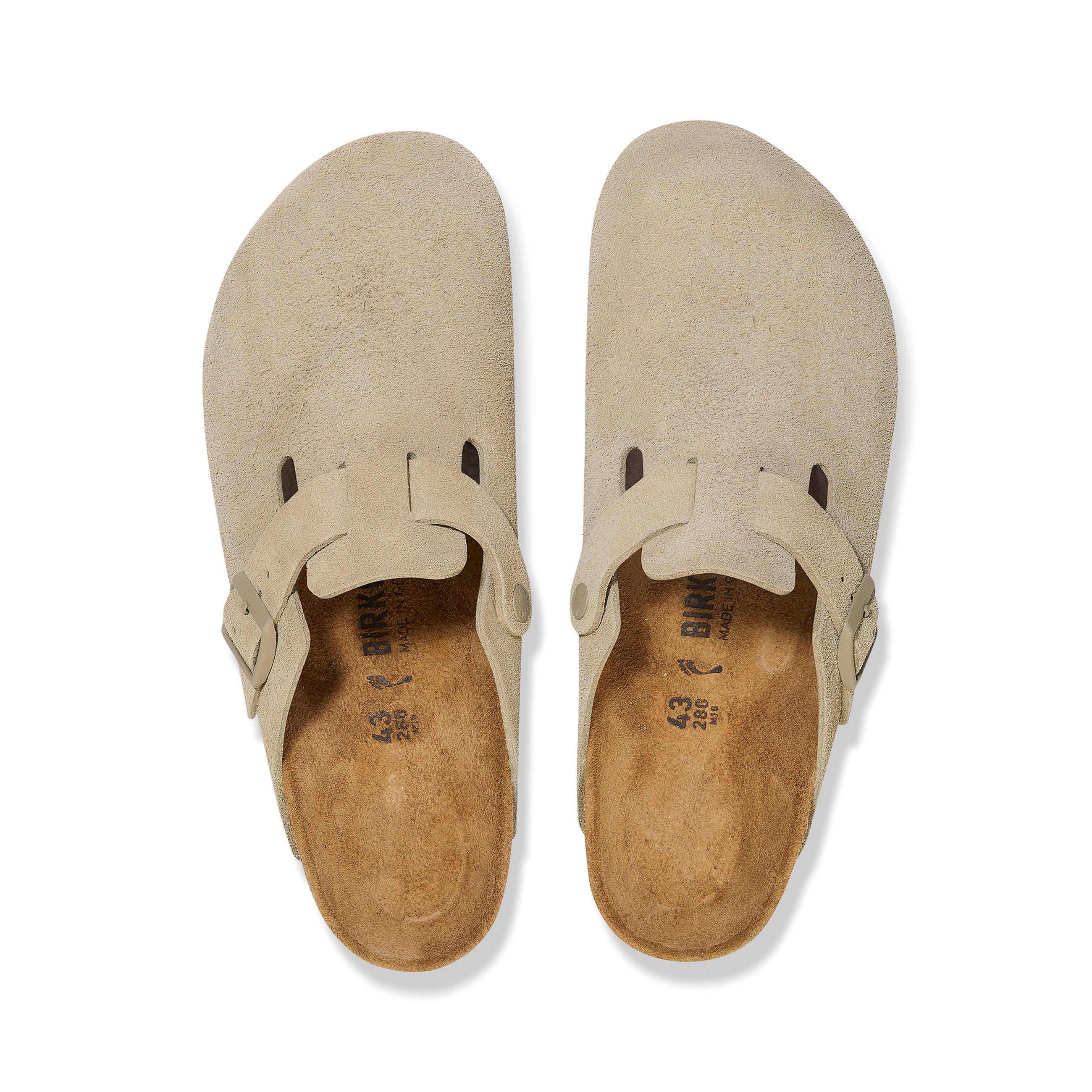 Boston Faded Khaki Suede Leather - Image 3
